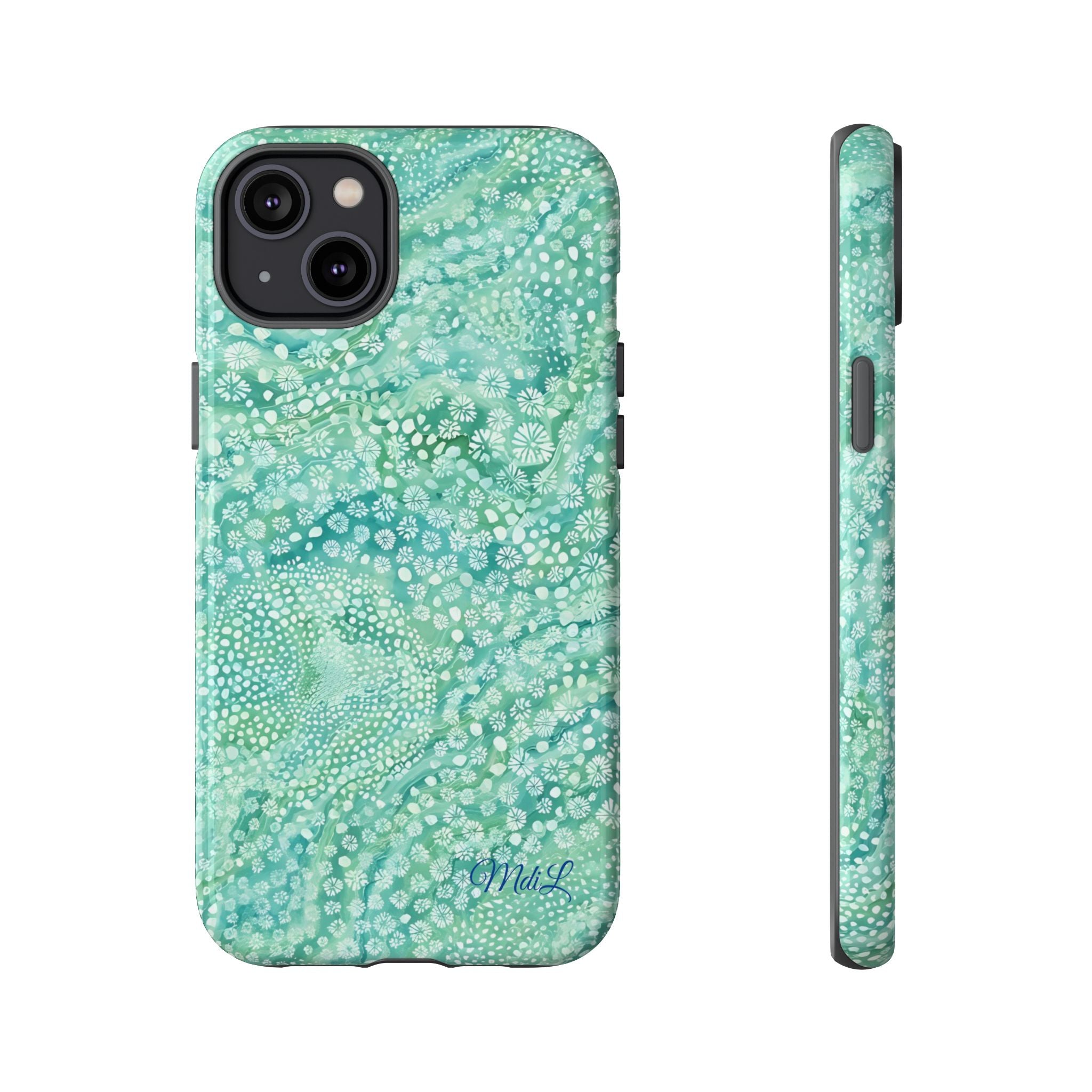 Teal Florals