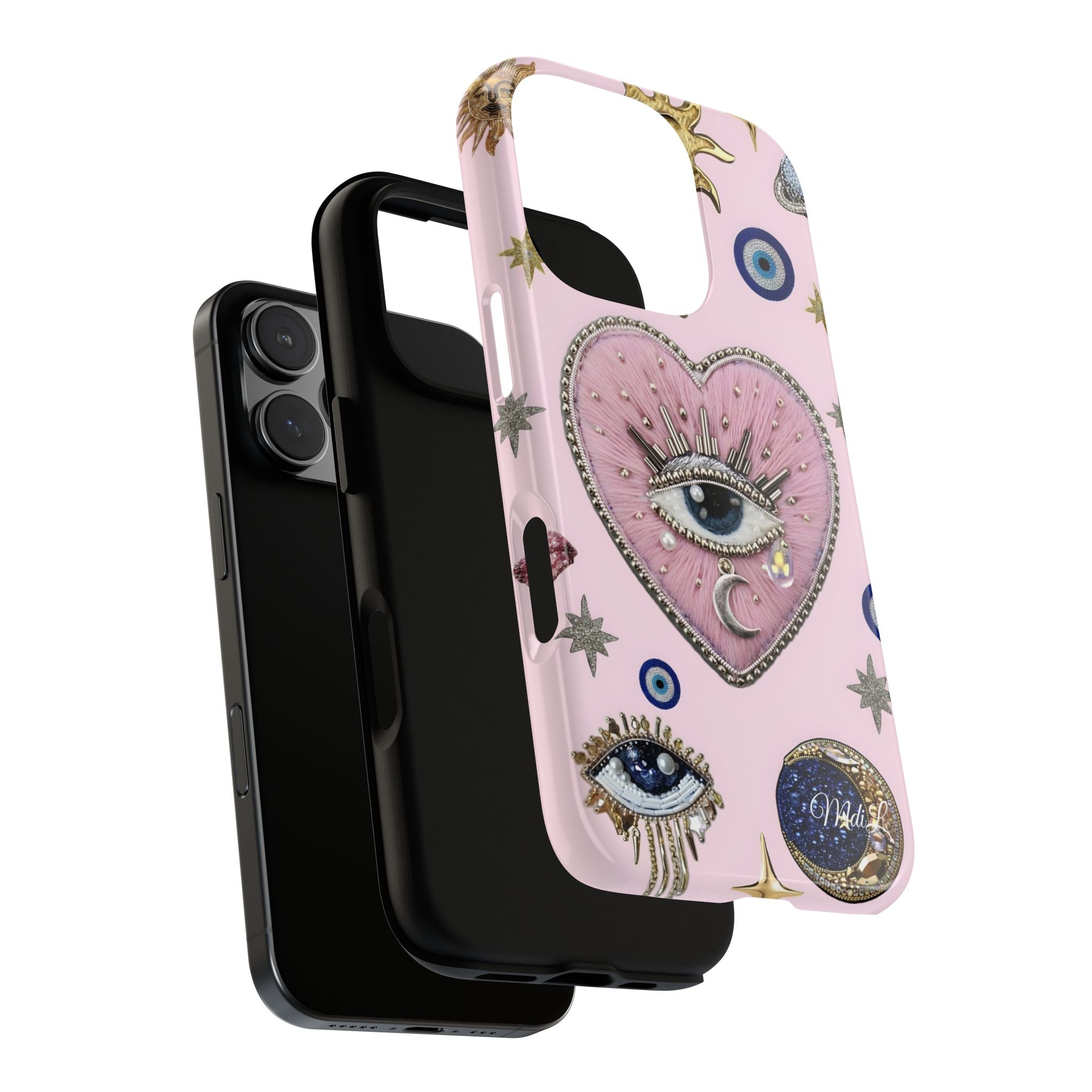 Evil Eye | Pink Heart - Mare di Luna