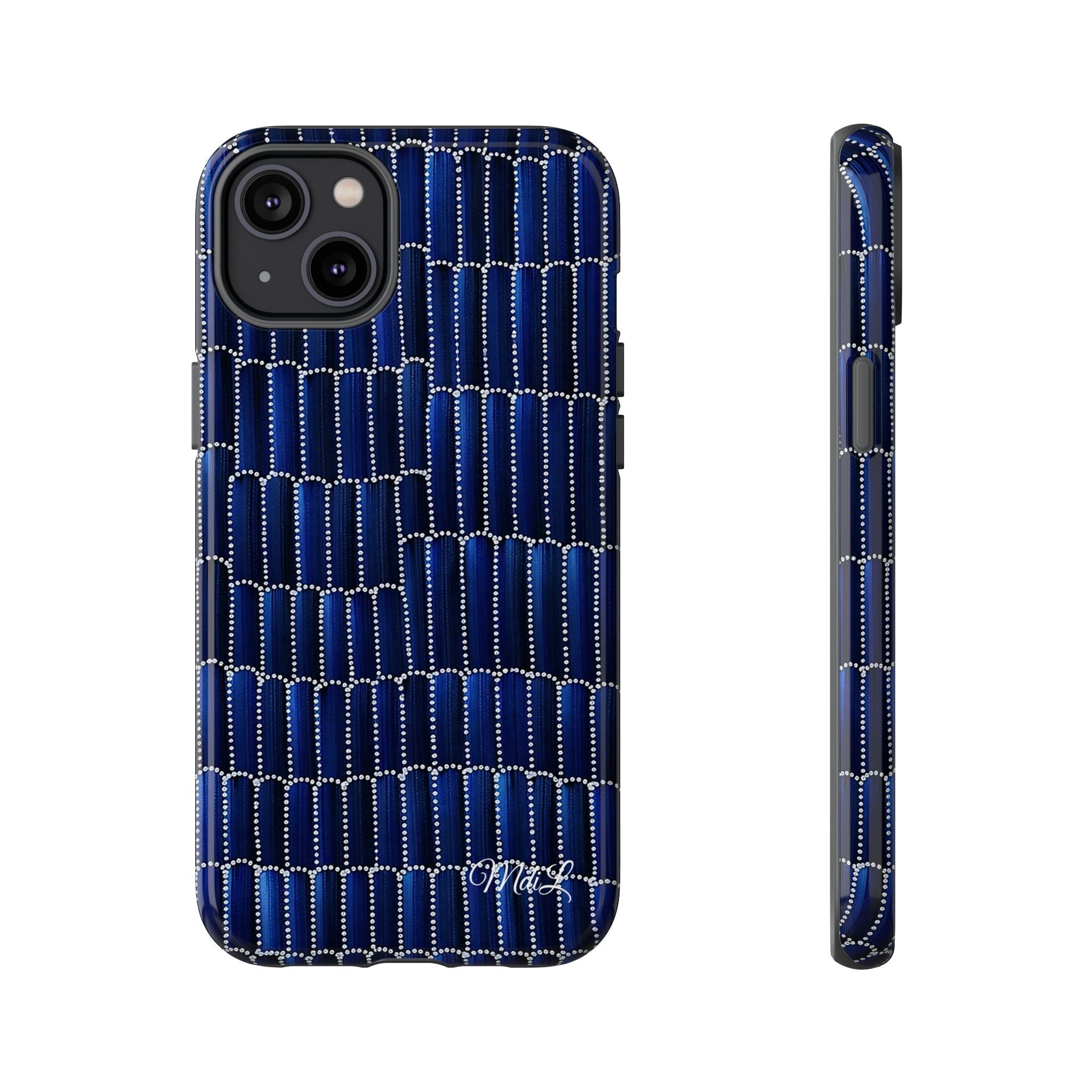 Watercolor Diamonds | Midnight Blue - Mare di Luna