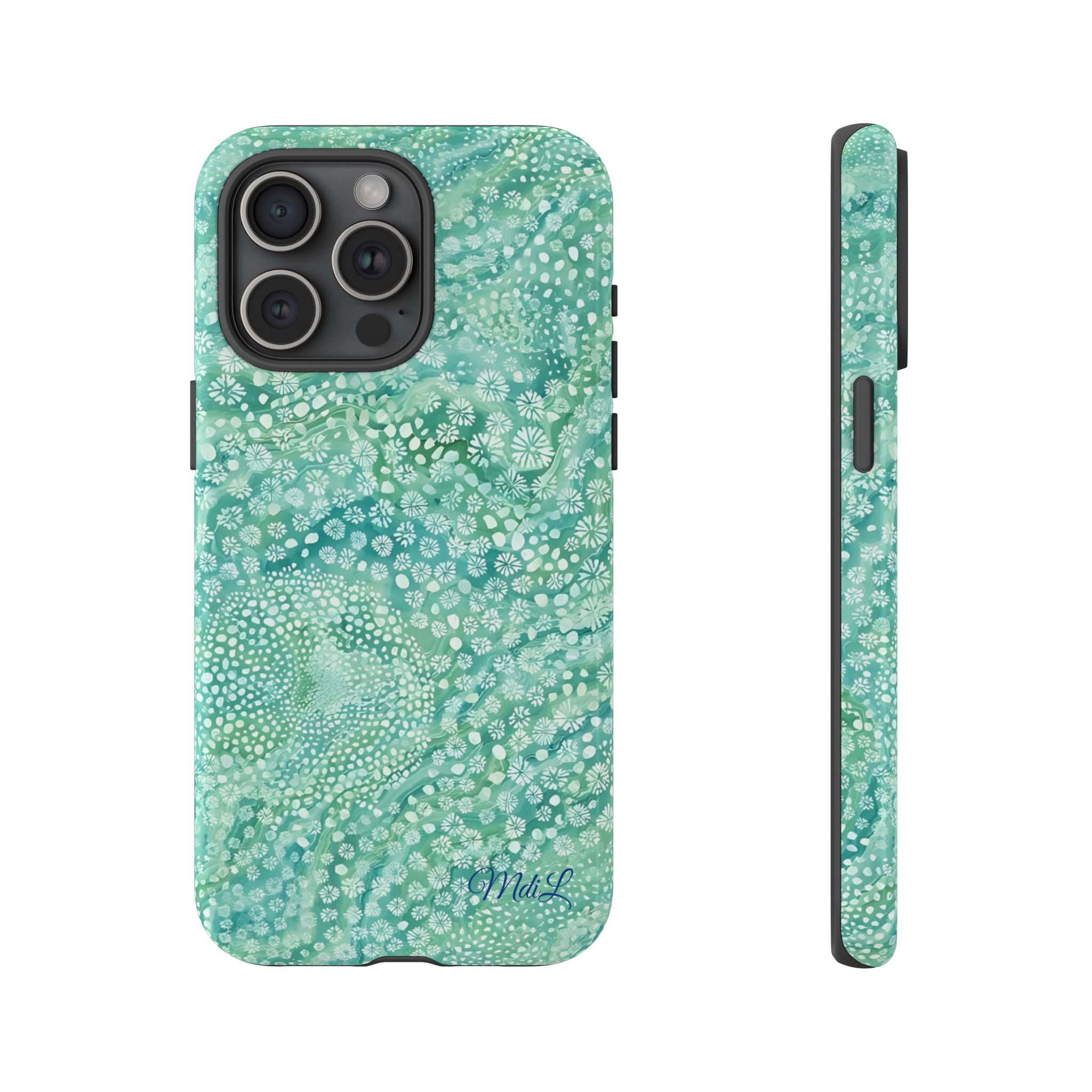 Teal Florals