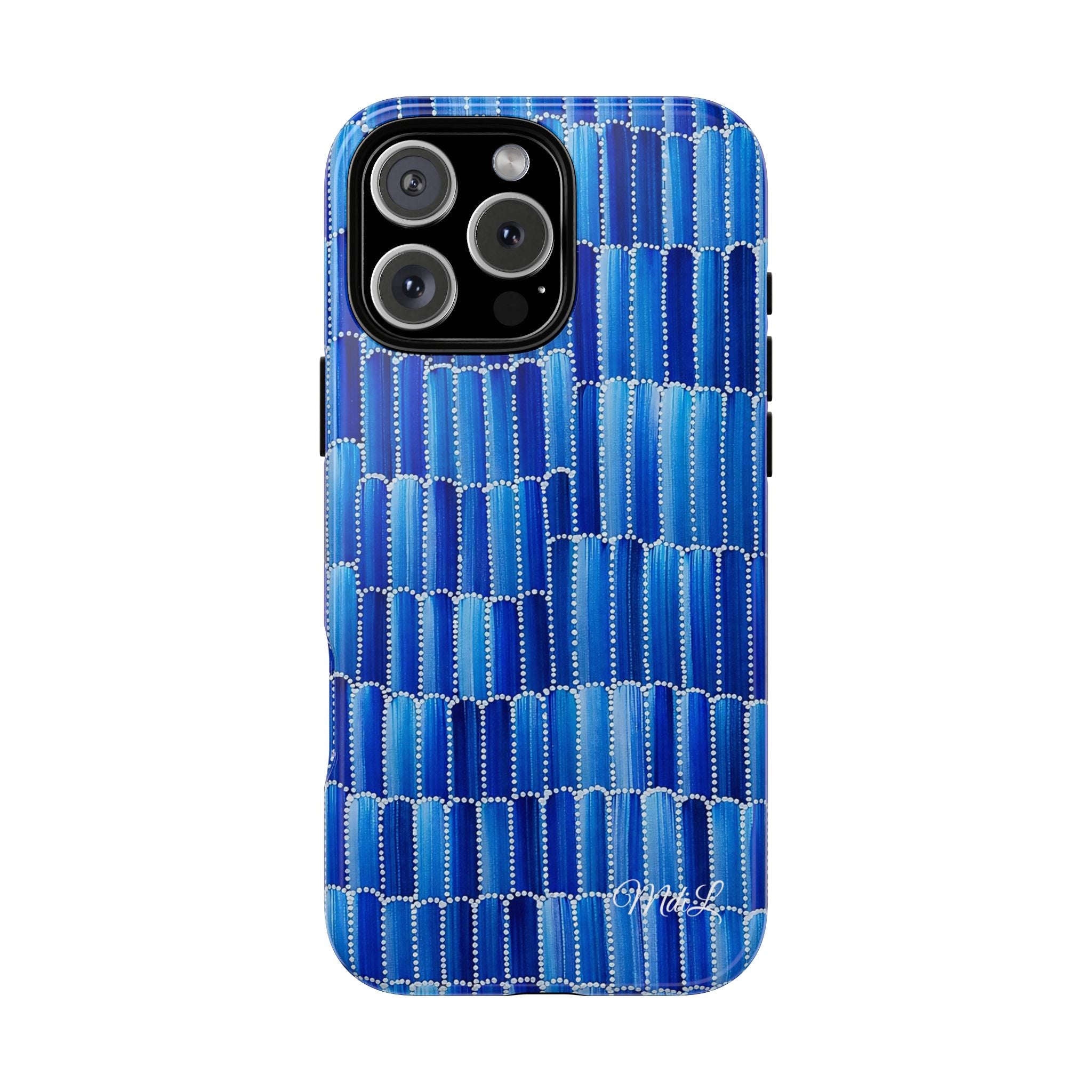 Watercolor Diamonds | Ocean Blue - Mare di Luna