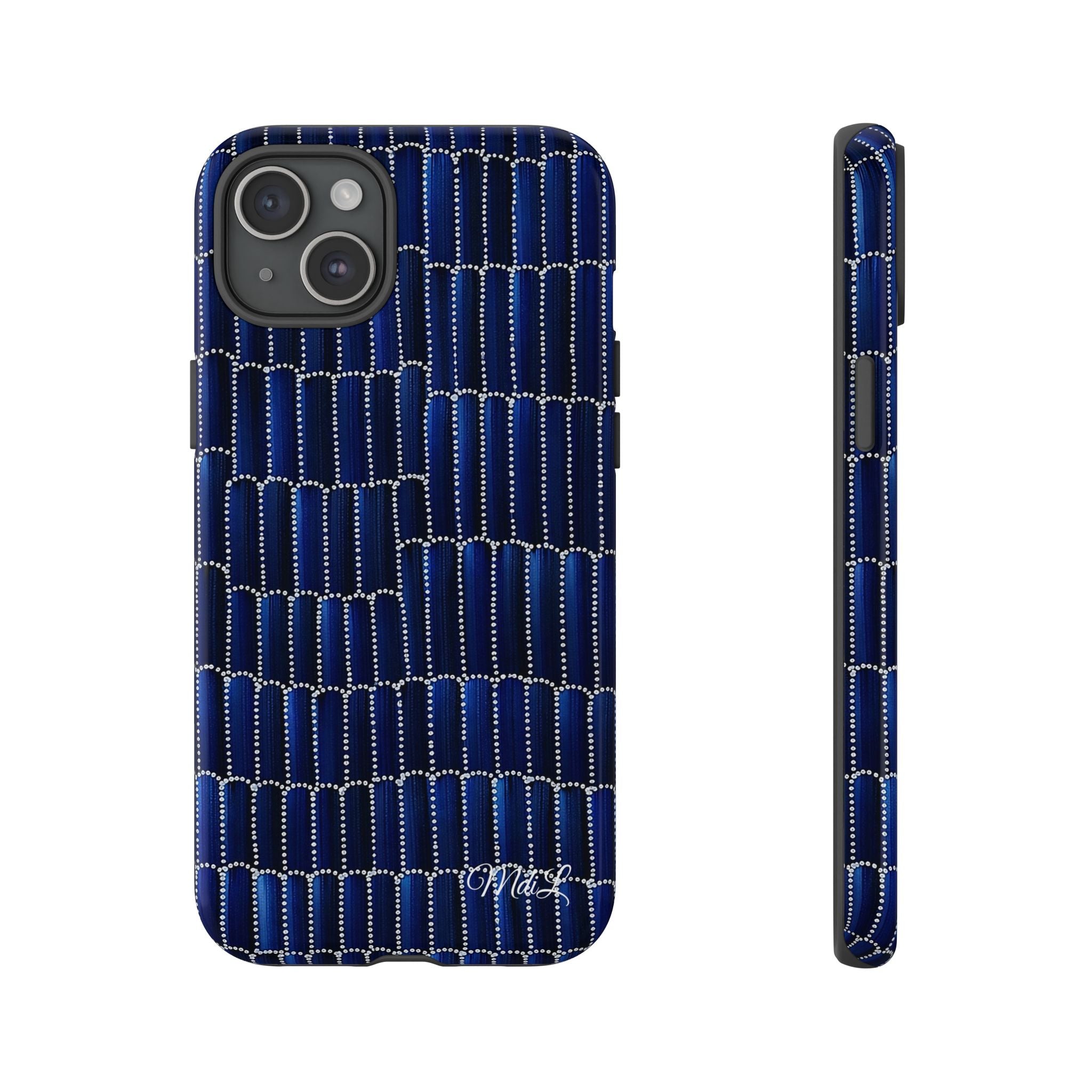 Watercolor Diamonds | Midnight Blue - Mare di Luna