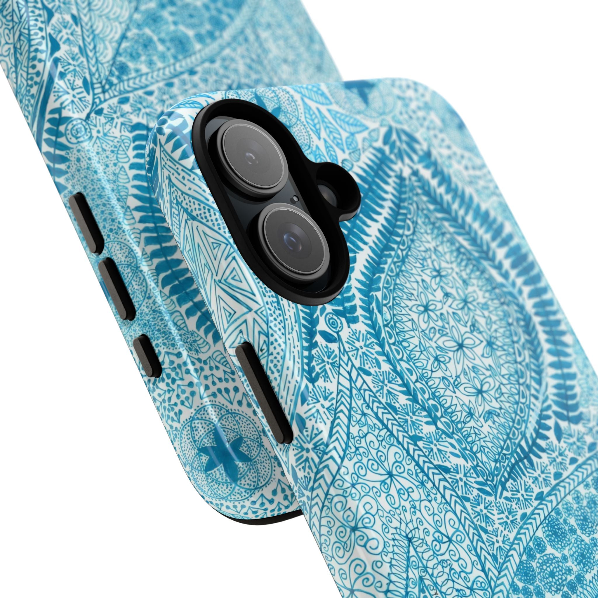 Teal Paisley