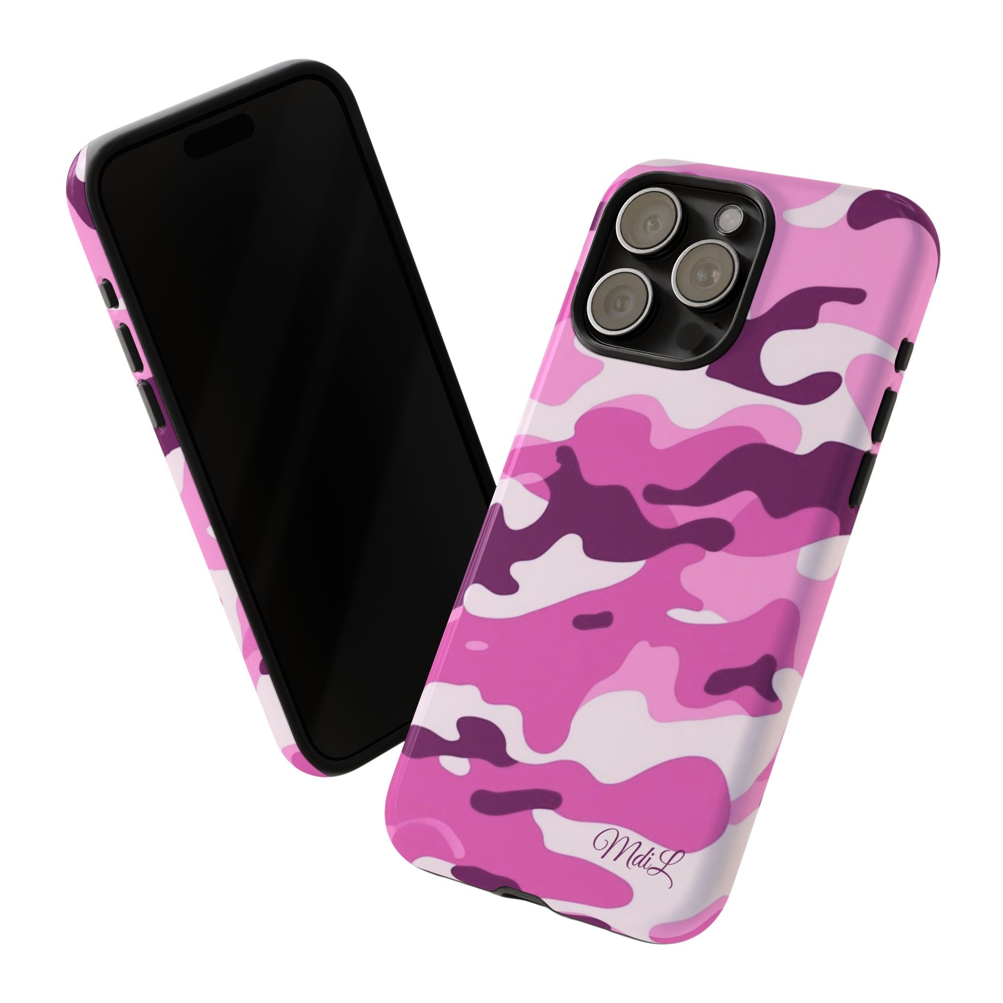 Fuschia Camo iPhone Case