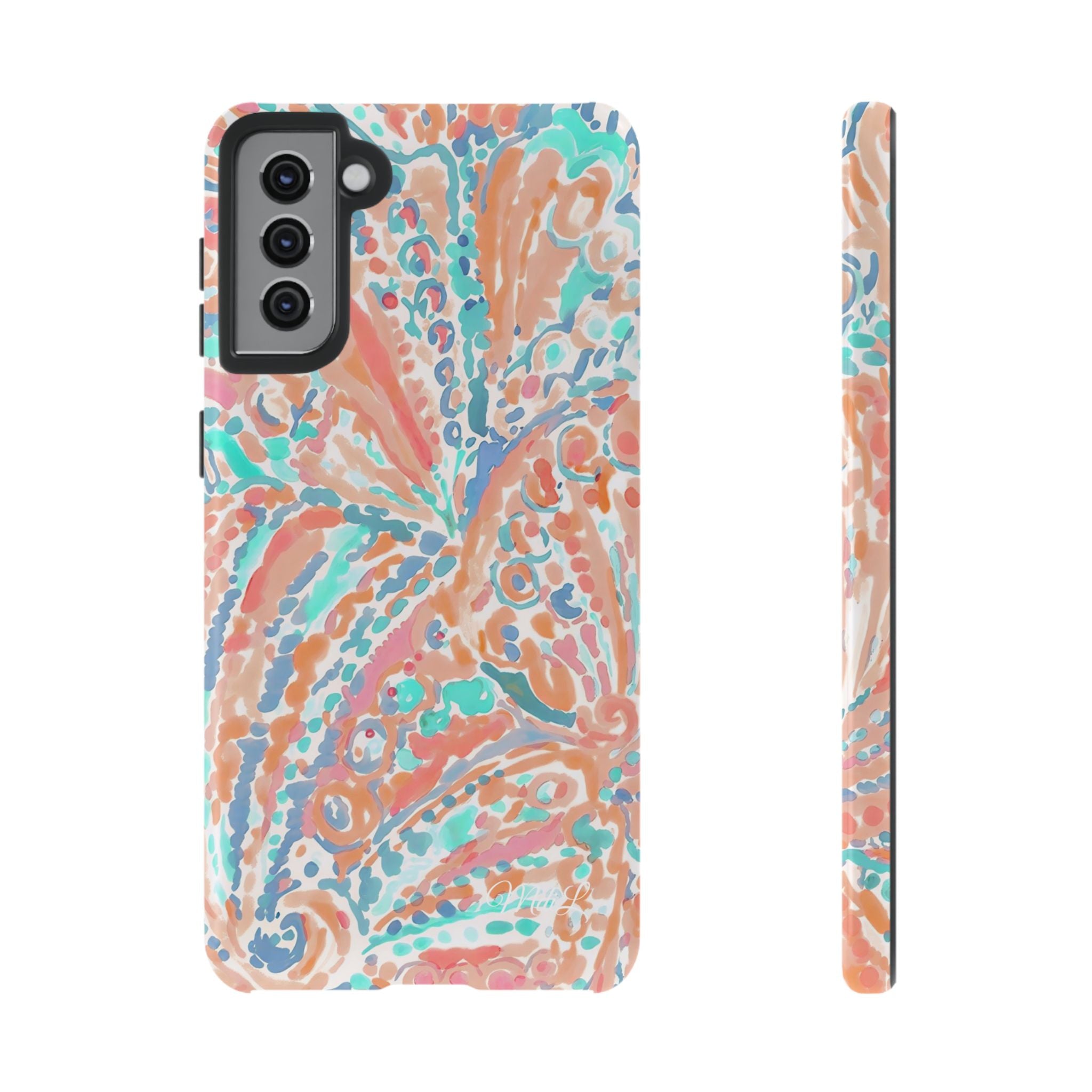 Coral & Teal