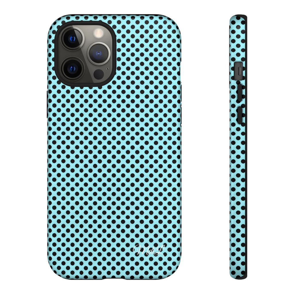 Polka Dots | Black and Blue - Mare di Luna