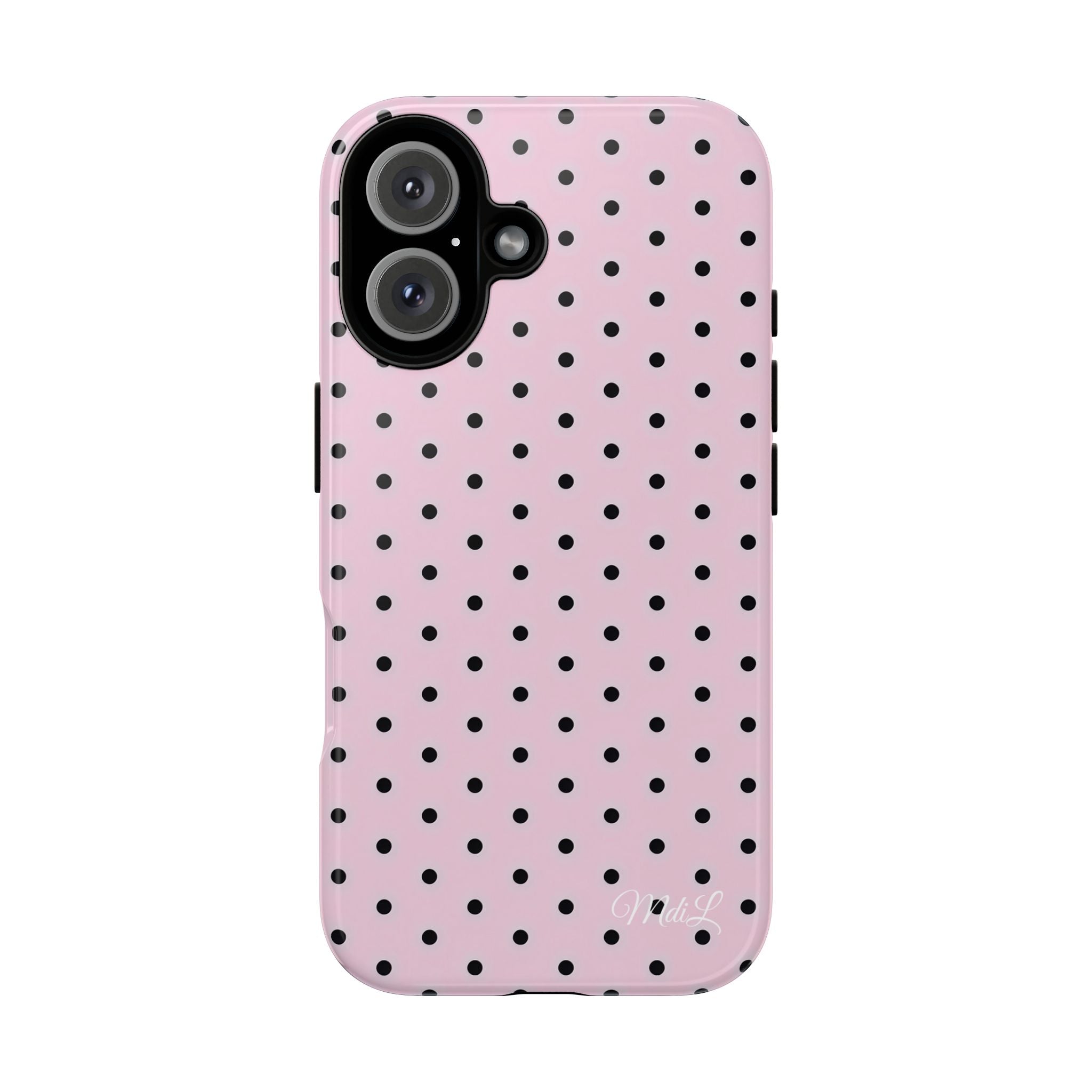 Polka Dots | Pink and Black - Mare di Luna