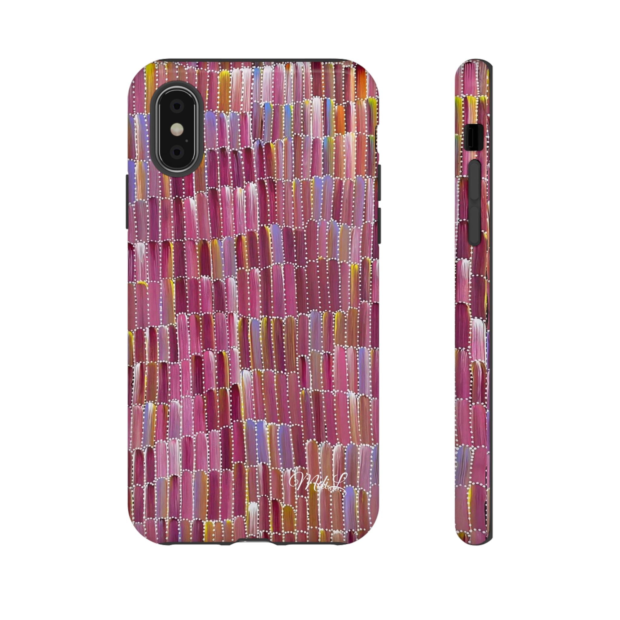 Watercolor Diamonds | Pink and Red - Mare di Luna