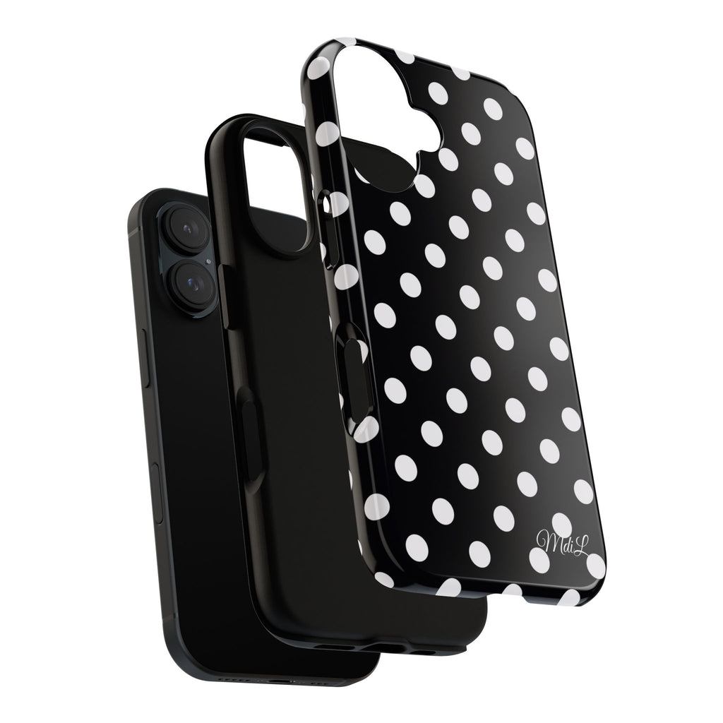 Polka Dots | White and Black - Mare di Luna