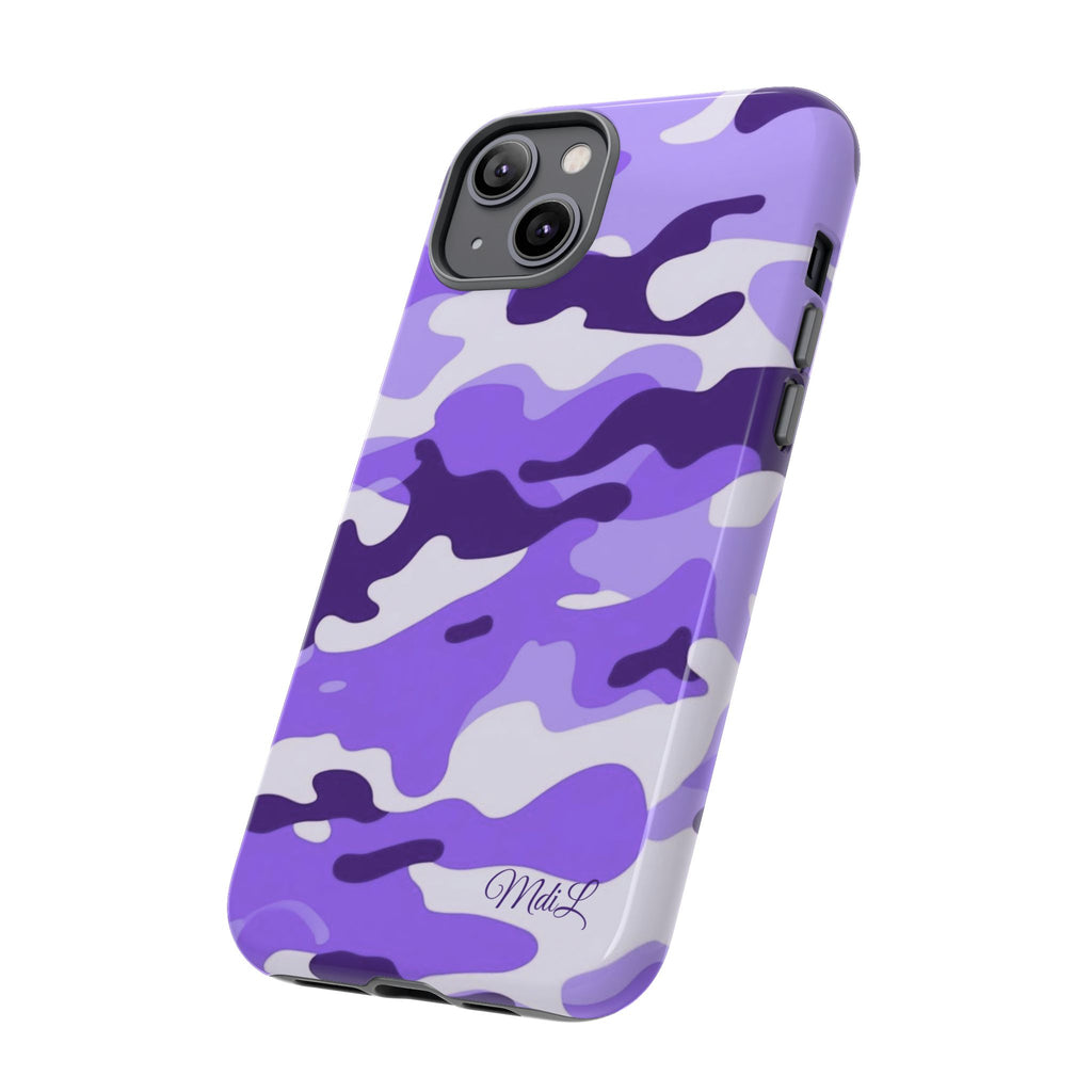 Purple Camo iPhone Case