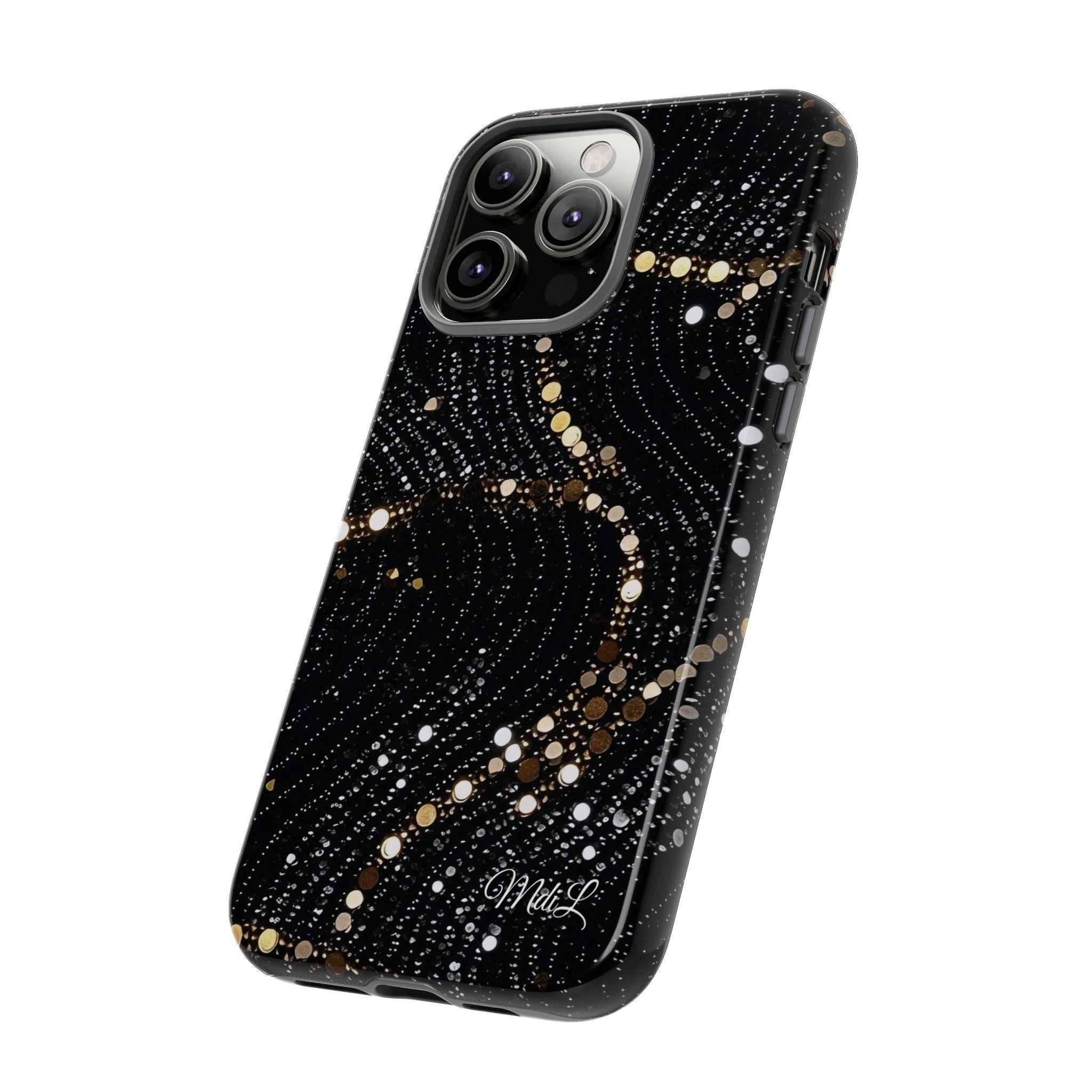 Sequin | Black and Gold - Mare di Luna