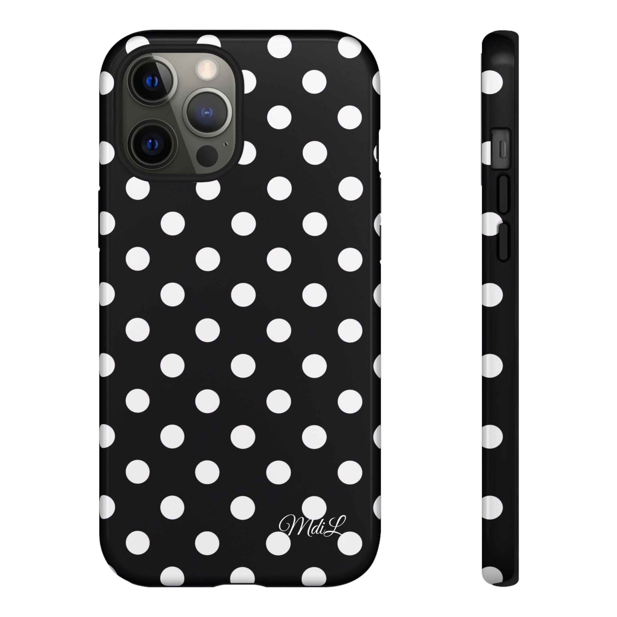 Polka Dots | White and Black - Mare di Luna