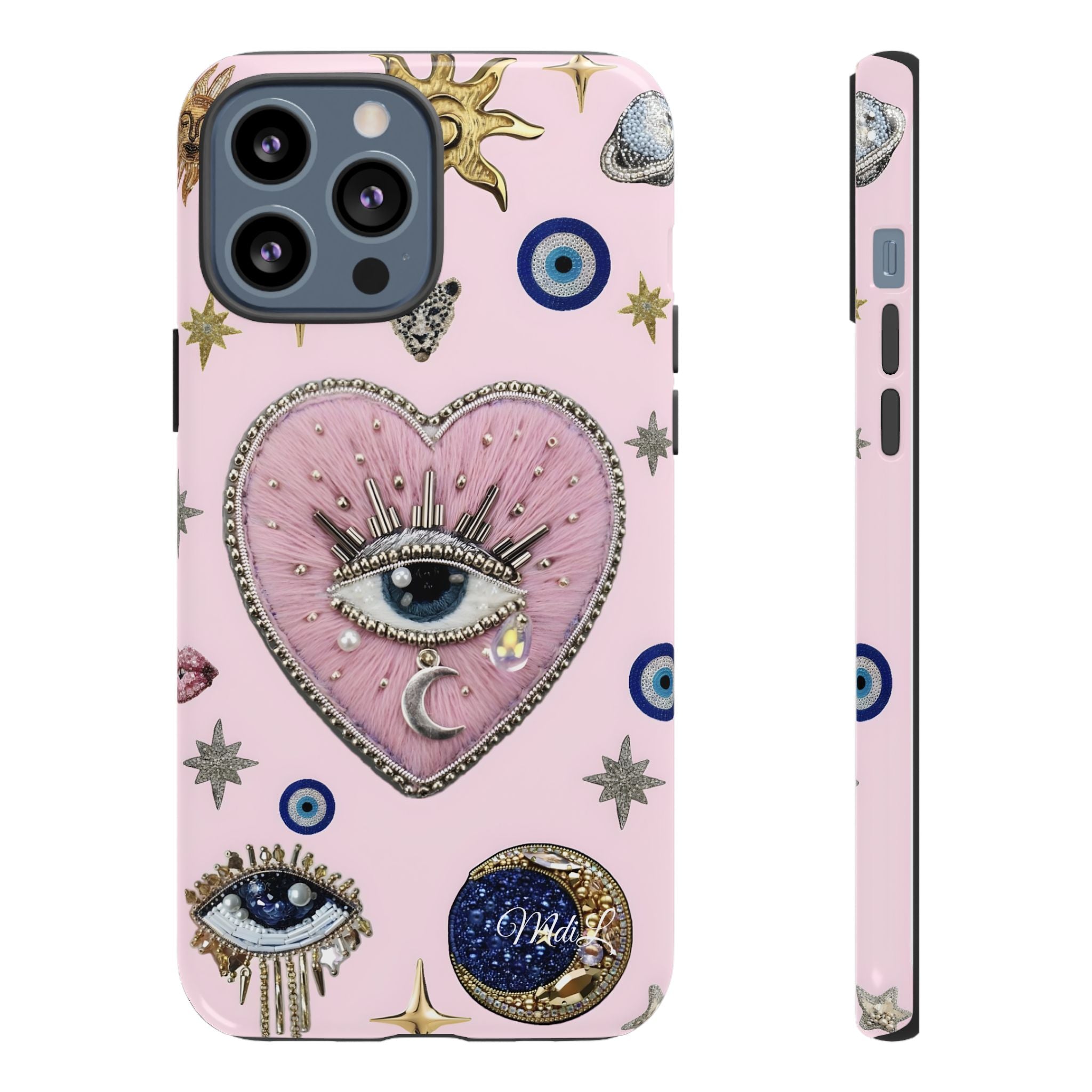 Evil Eye | Pink Heart - Mare di Luna