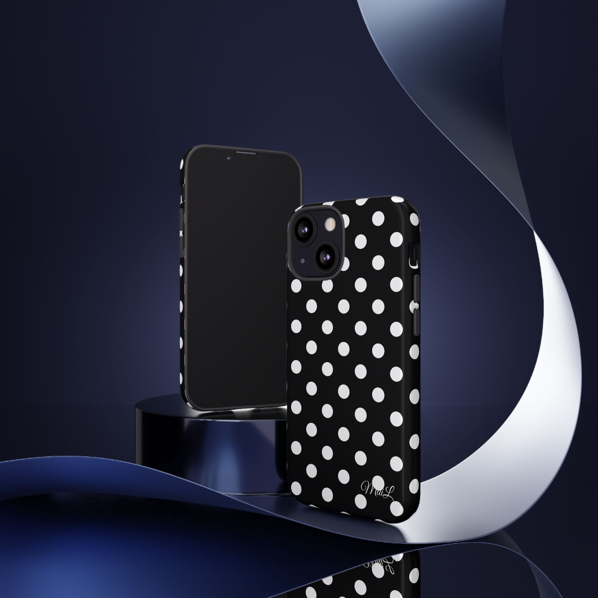 Polka Dots | White and Black - Mare di Luna