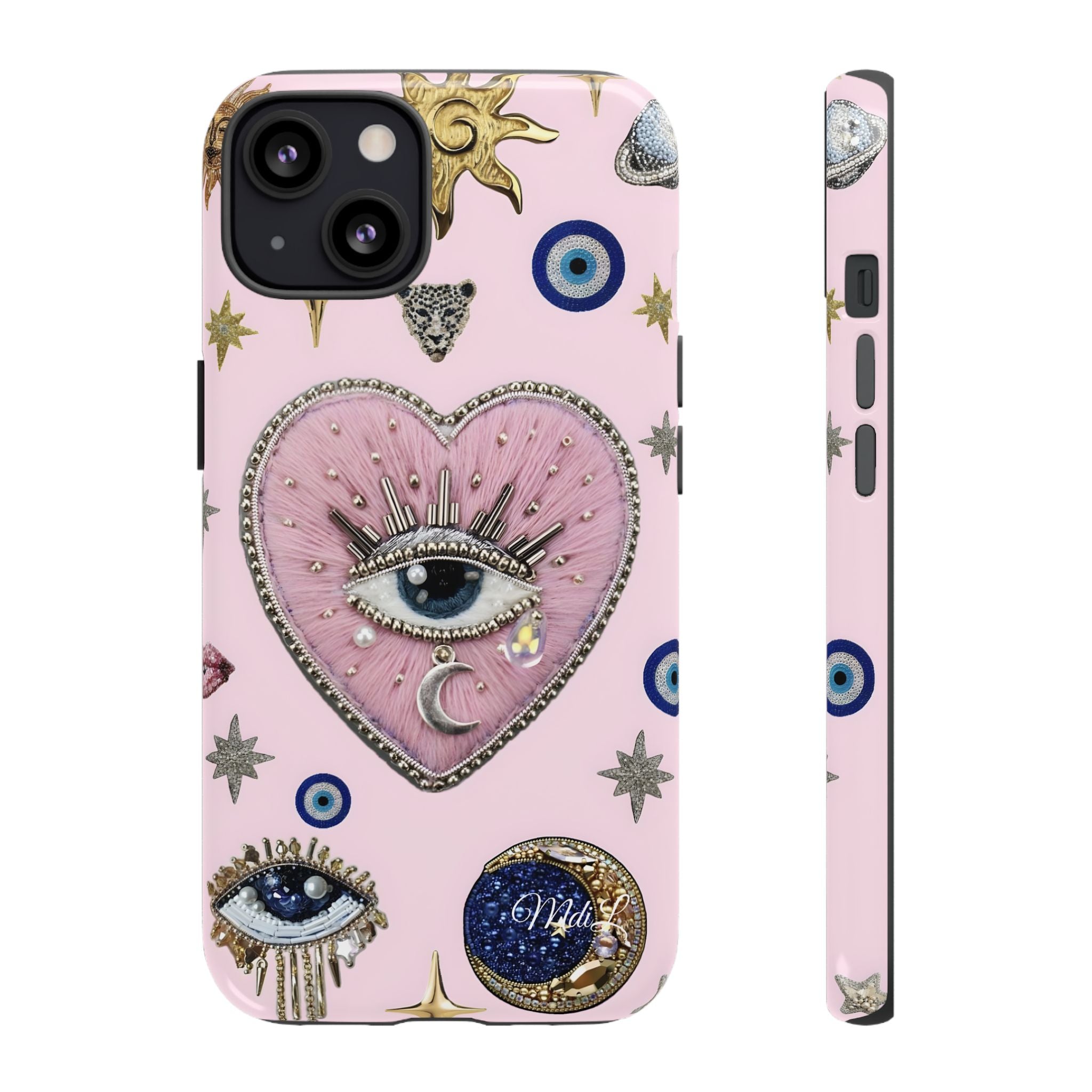 Evil Eye | Pink Heart - Mare di Luna