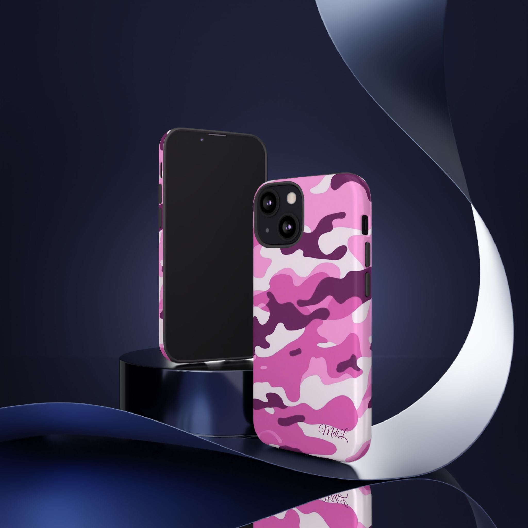 Fuschia Camo iPhone Case