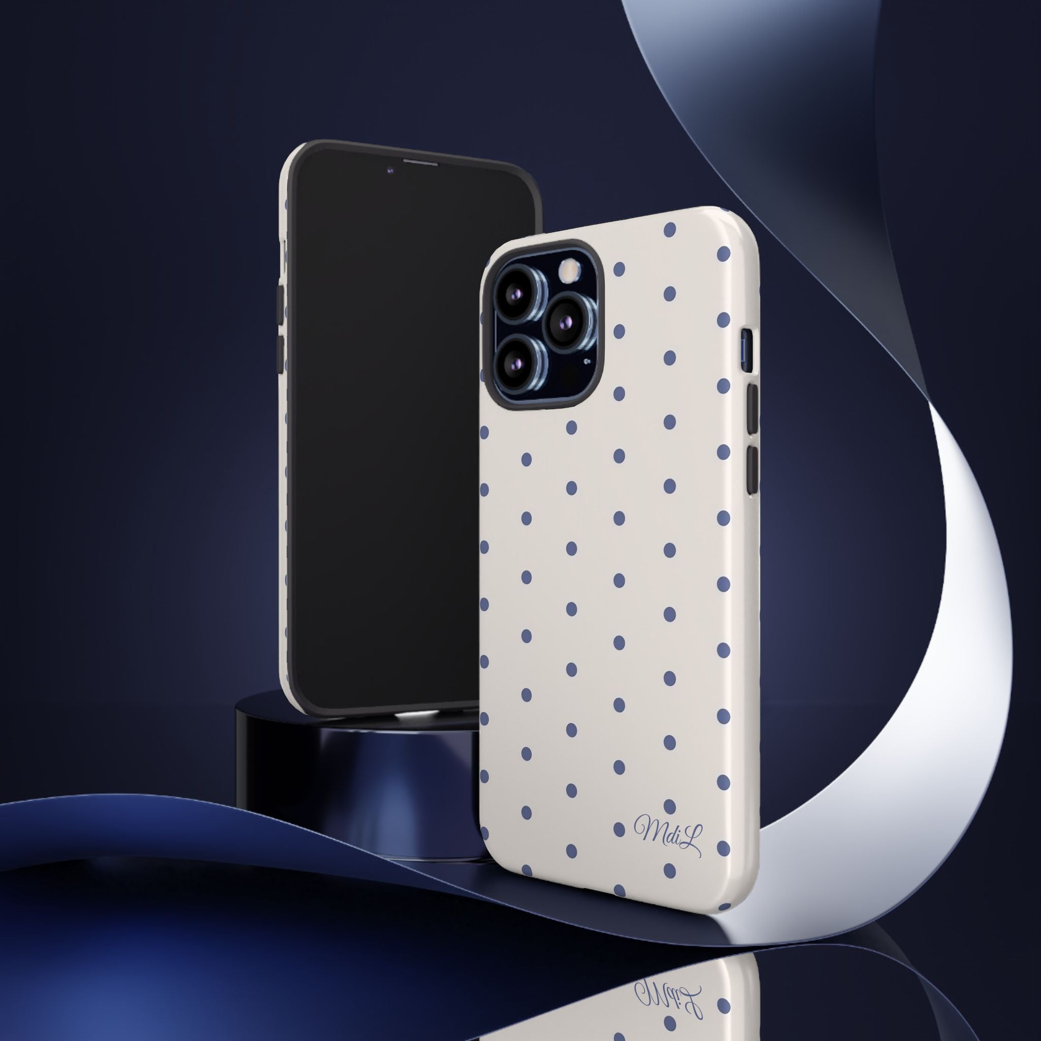 Polka Dots | Blue and White - Mare di Luna