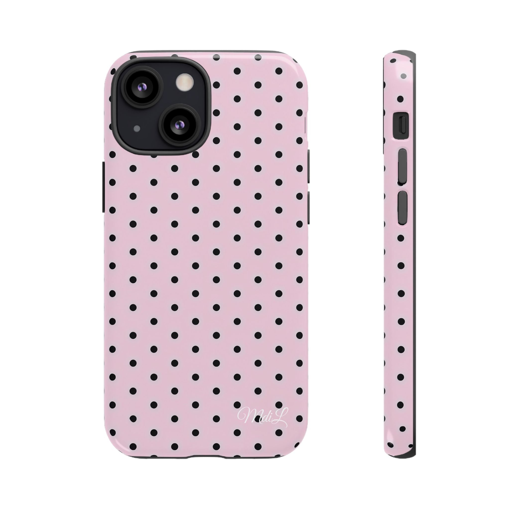 Polka Dots | Pink and Black - Mare di Luna