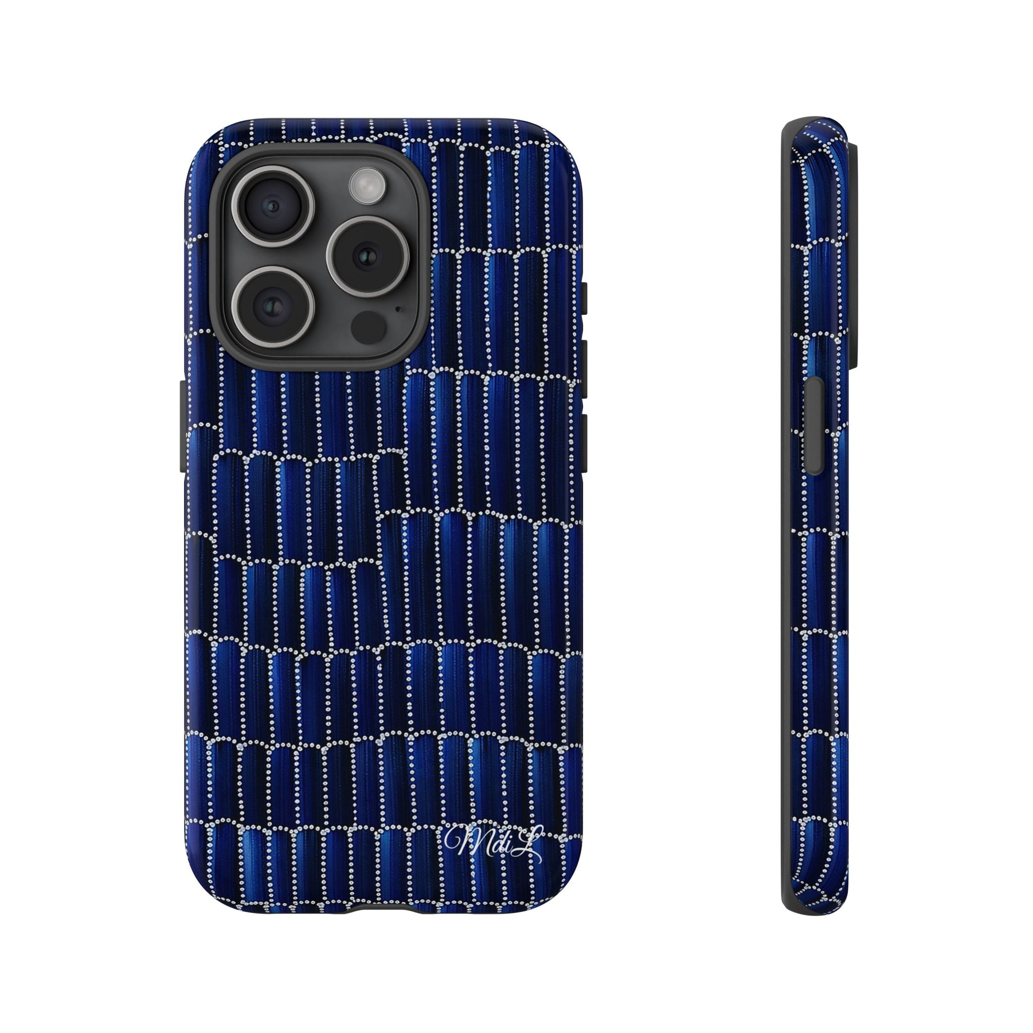 Watercolor Diamonds | Midnight Blue - Mare di Luna