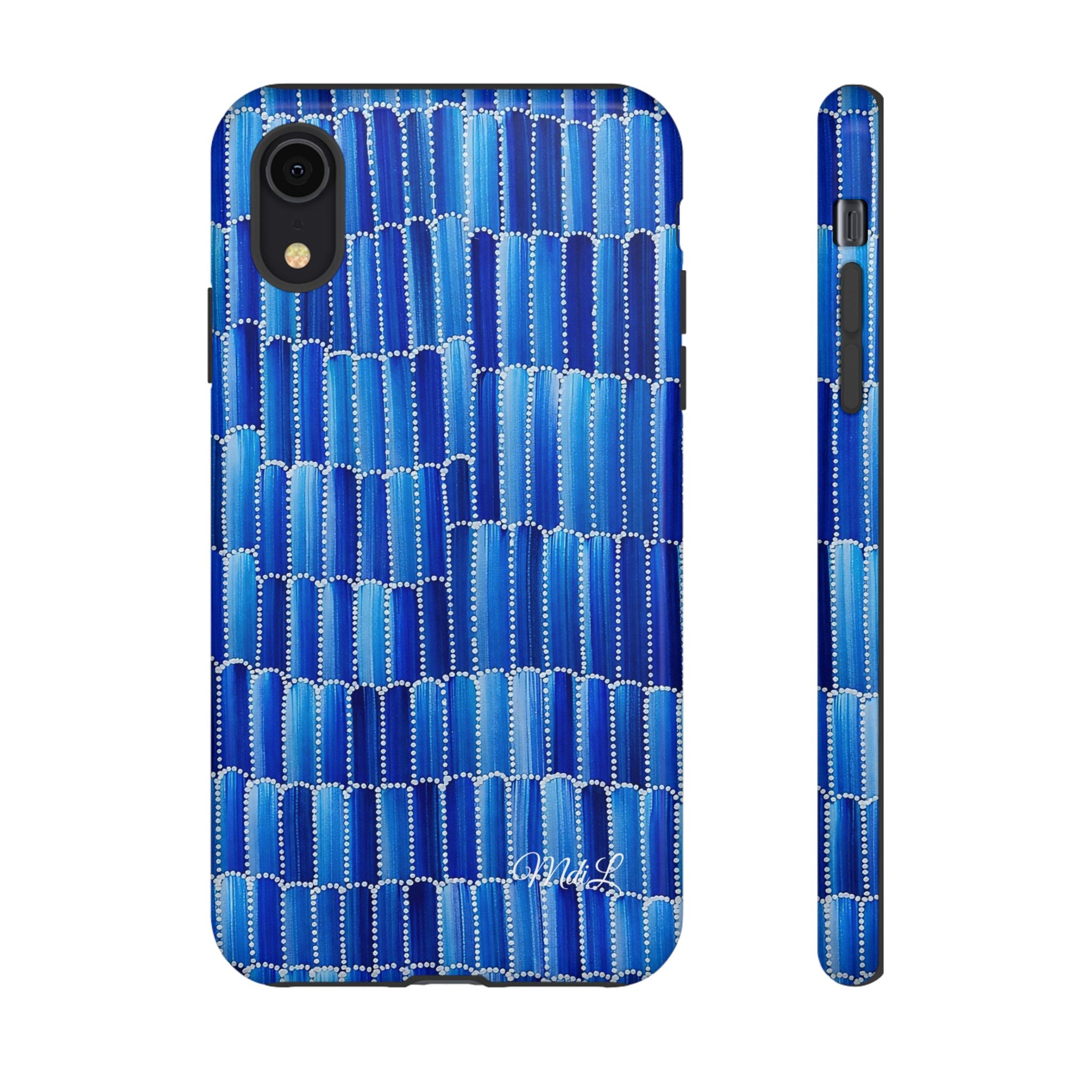 Watercolor Diamonds | Ocean Blue - Mare di Luna