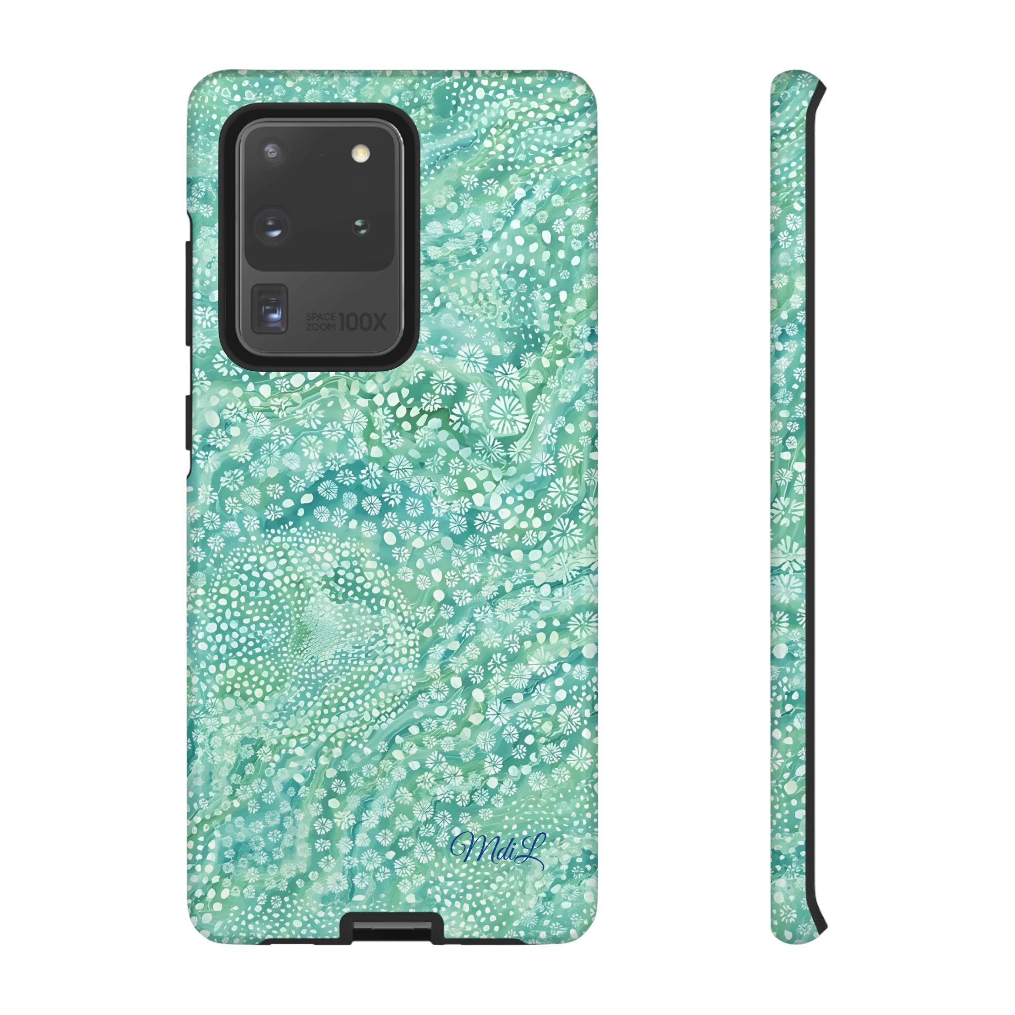 Teal Florals