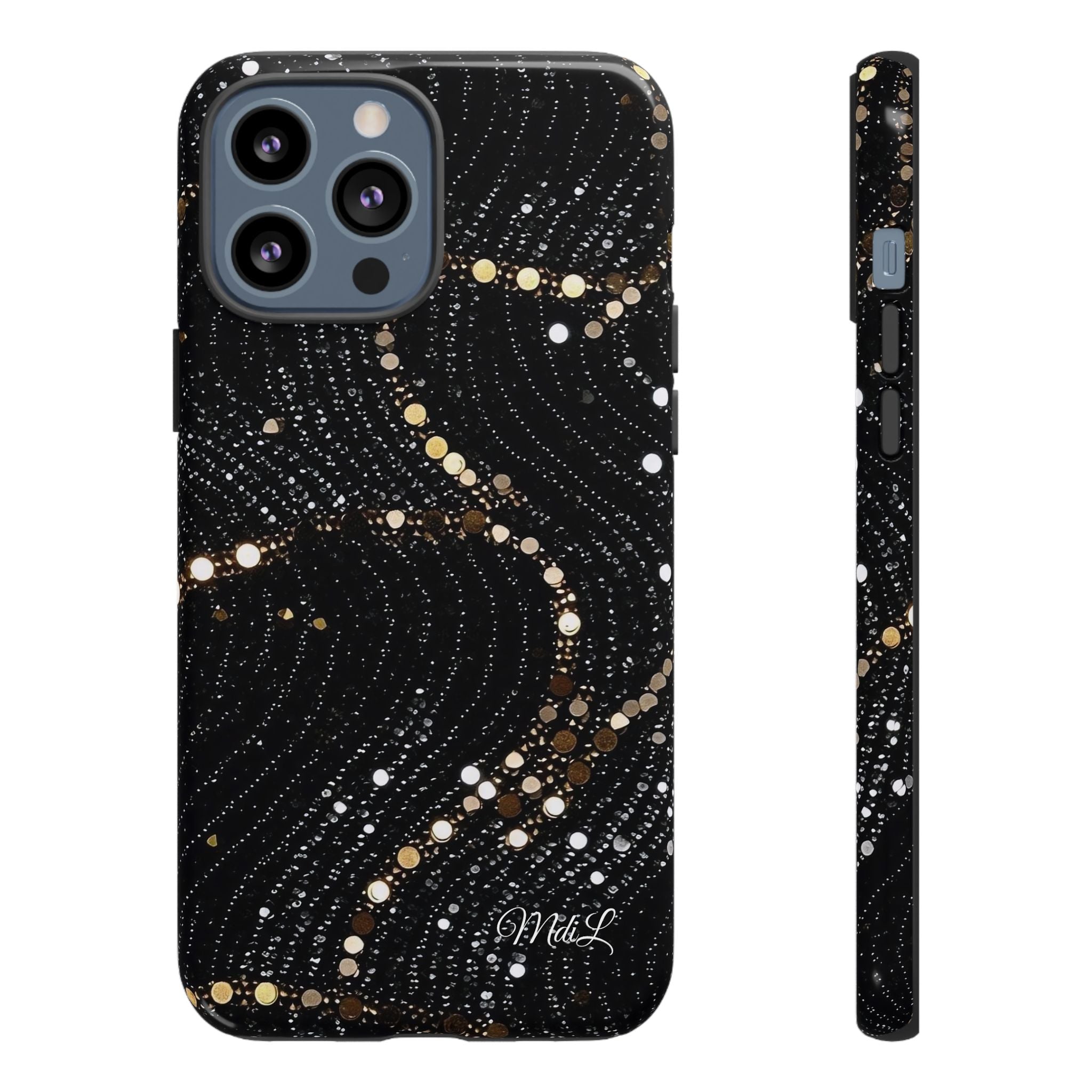 Sequin | Black and Gold - Mare di Luna