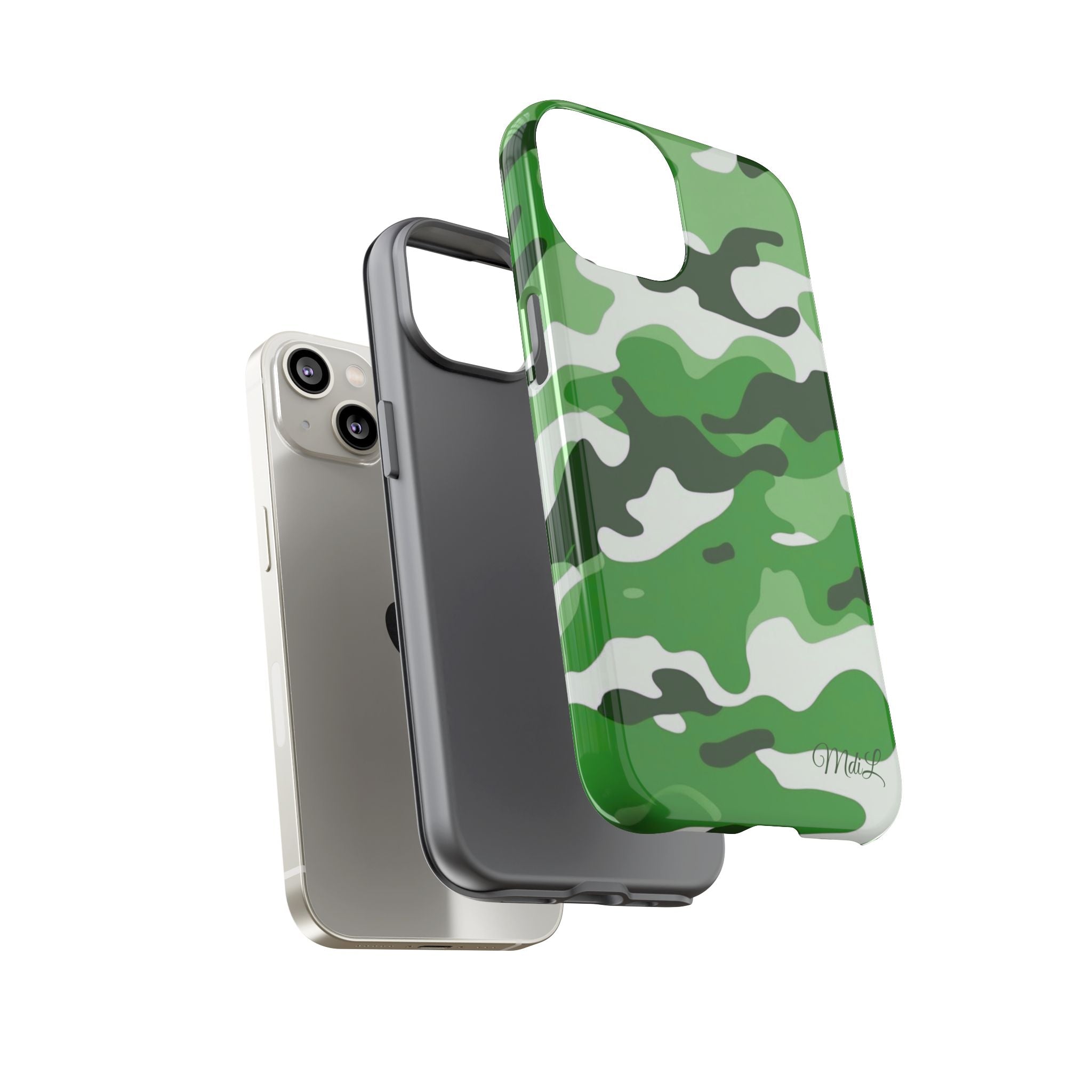Green Camo iPhone Case