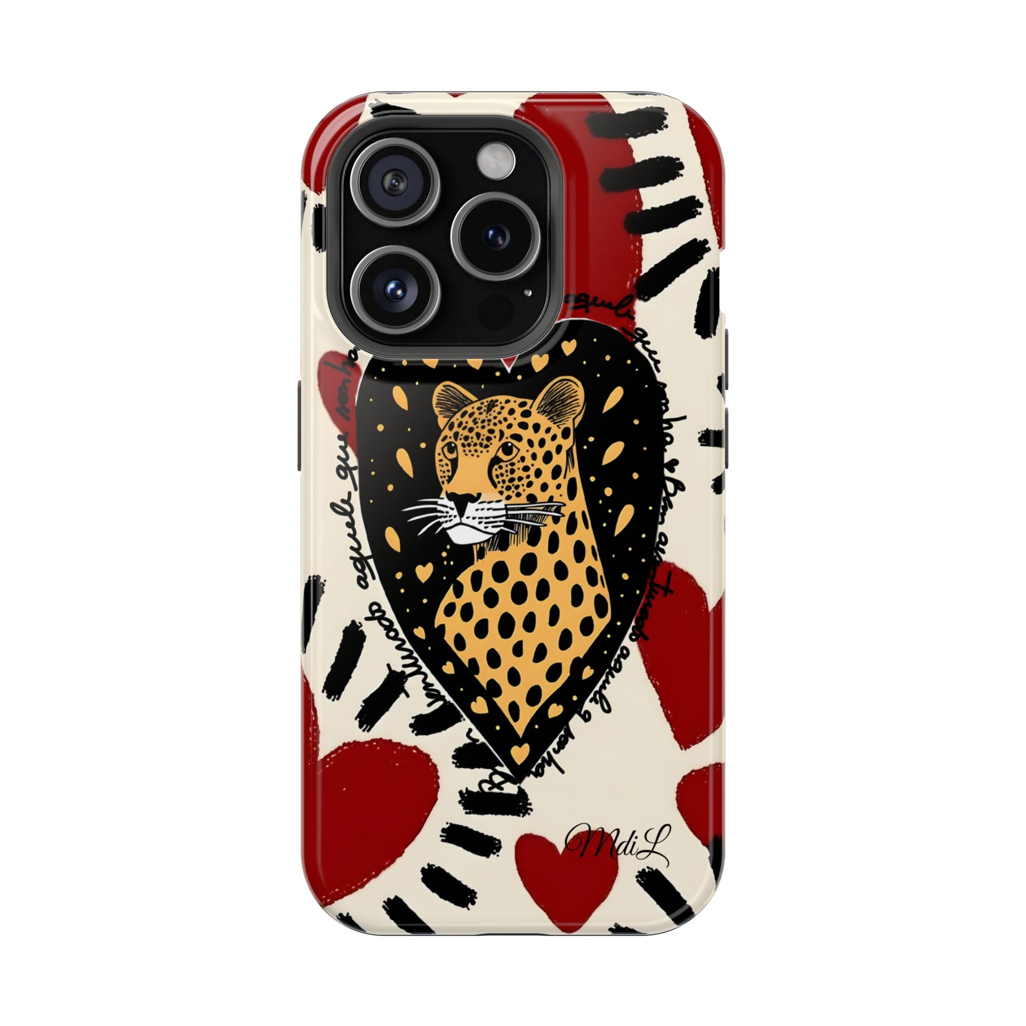 Leopard Hearts MagSafe