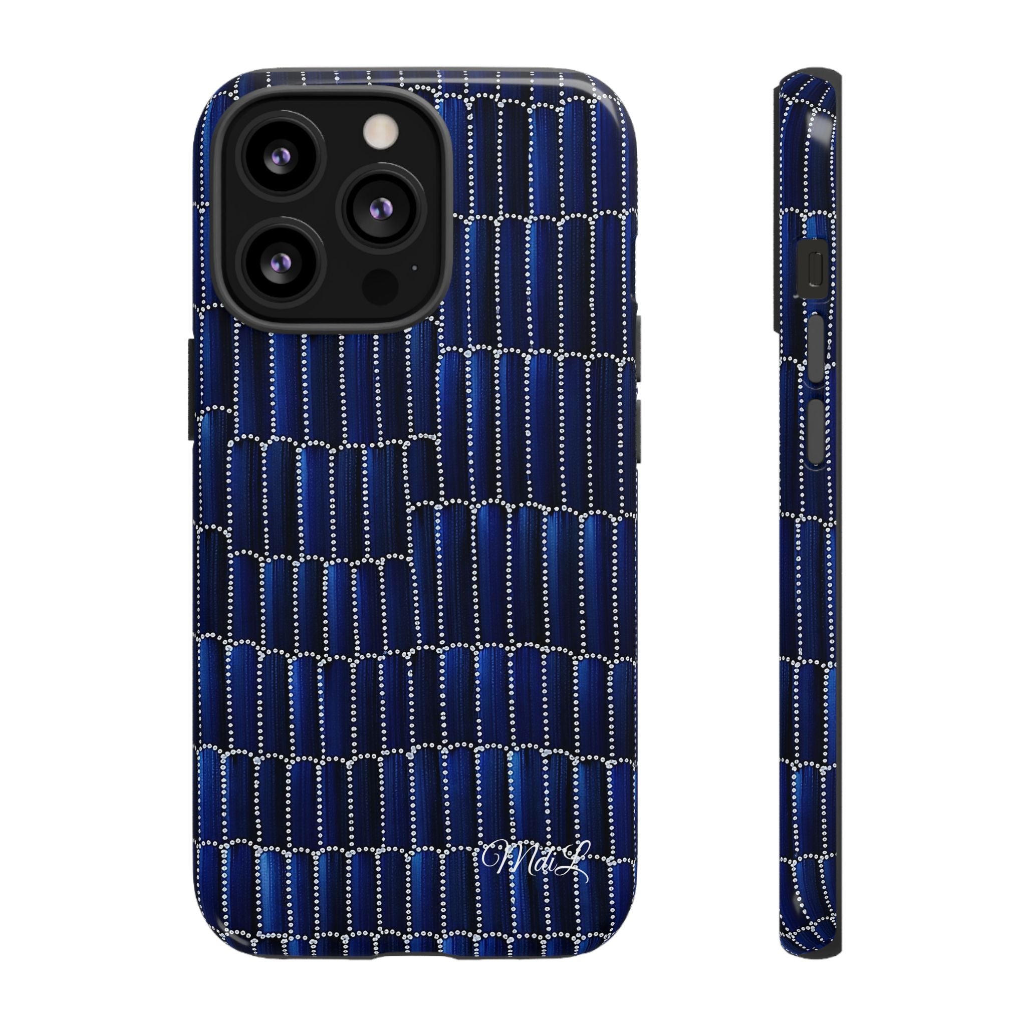 Watercolor Diamonds | Midnight Blue - Mare di Luna