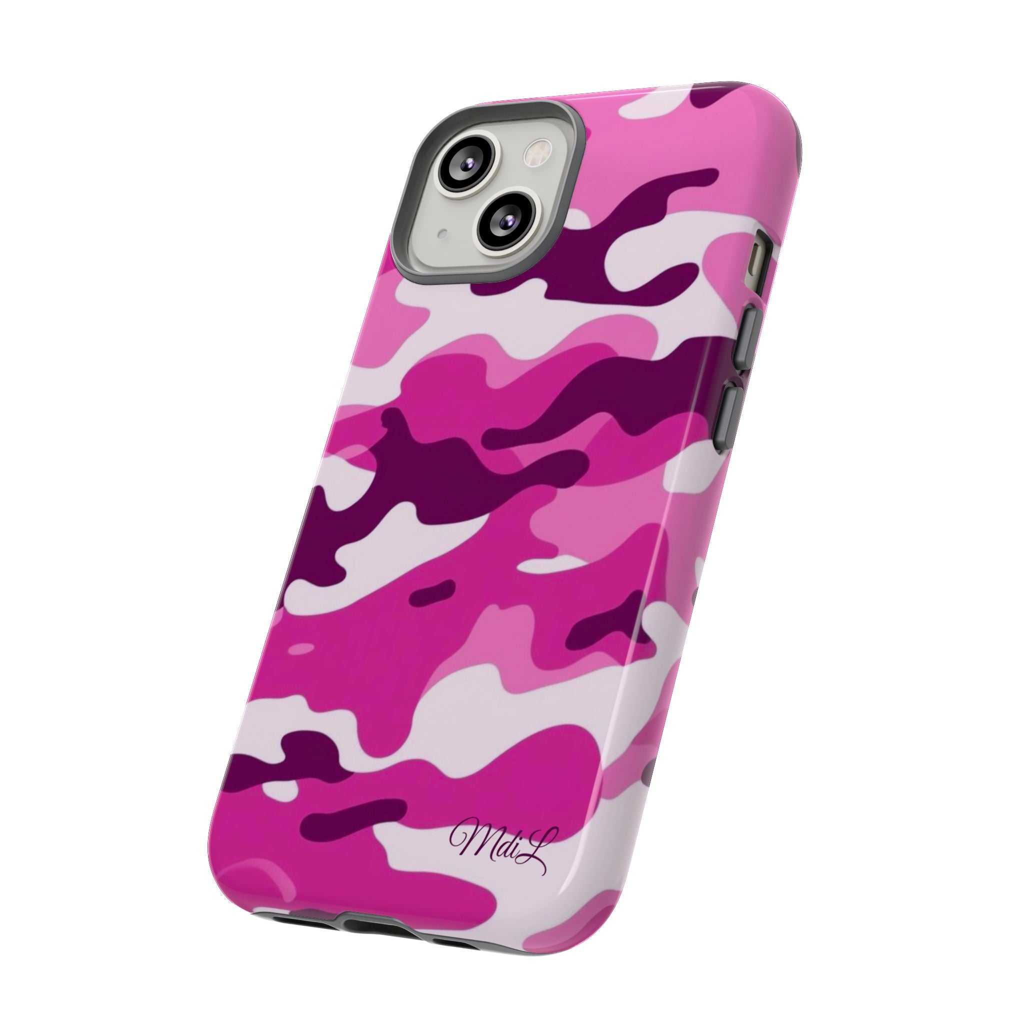 Magenta Camo iPhone Case