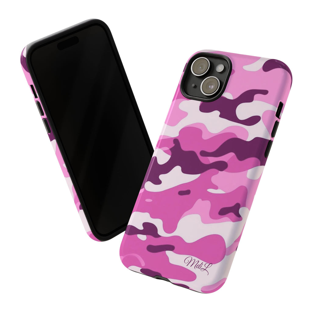 Fuschia Camo iPhone Case