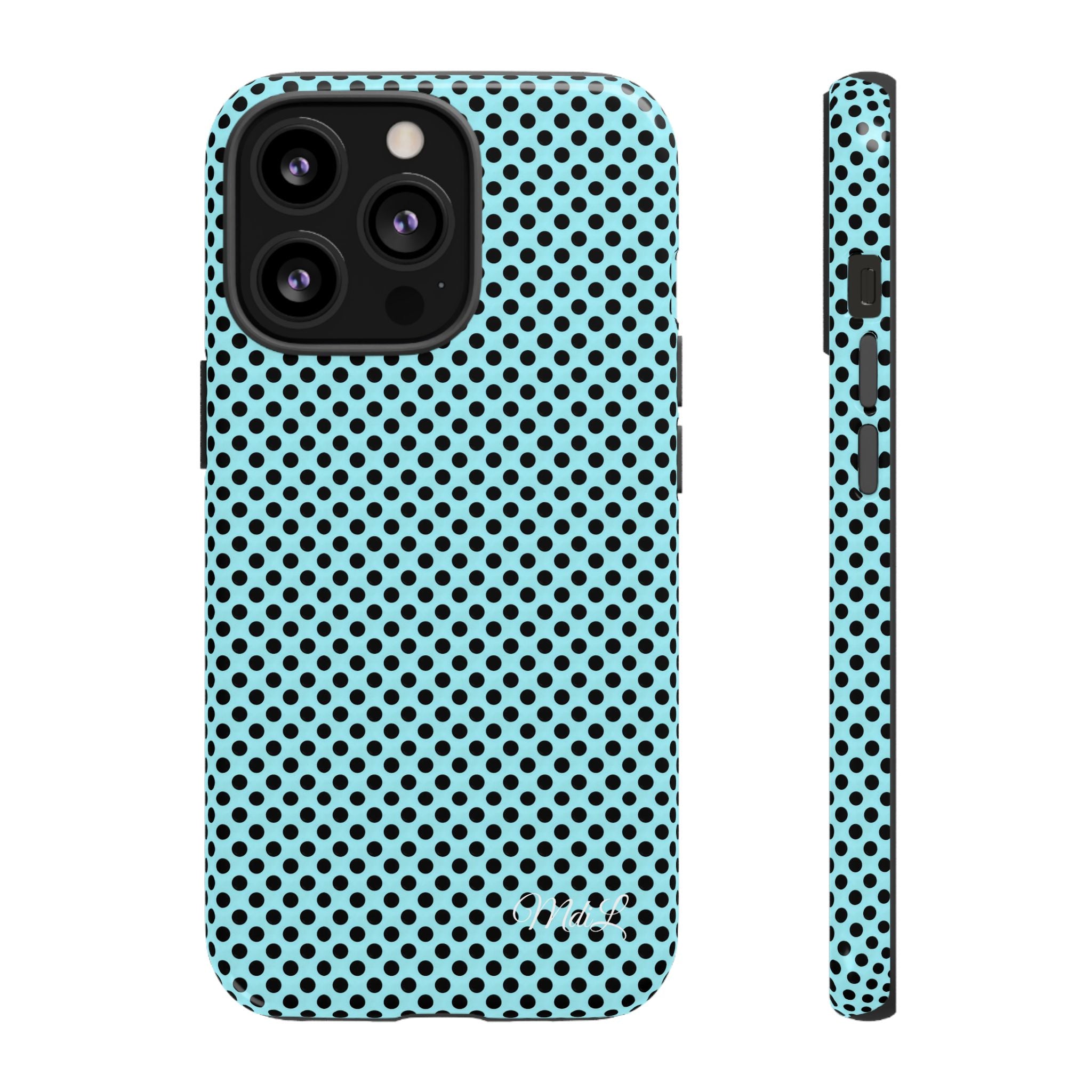 Polka Dots | Black and Blue - Mare di Luna