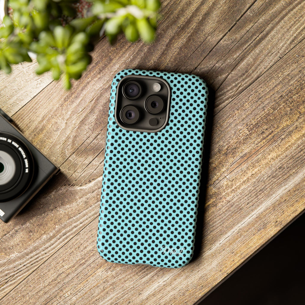 Polka Dots | Black and Blue - Mare di Luna