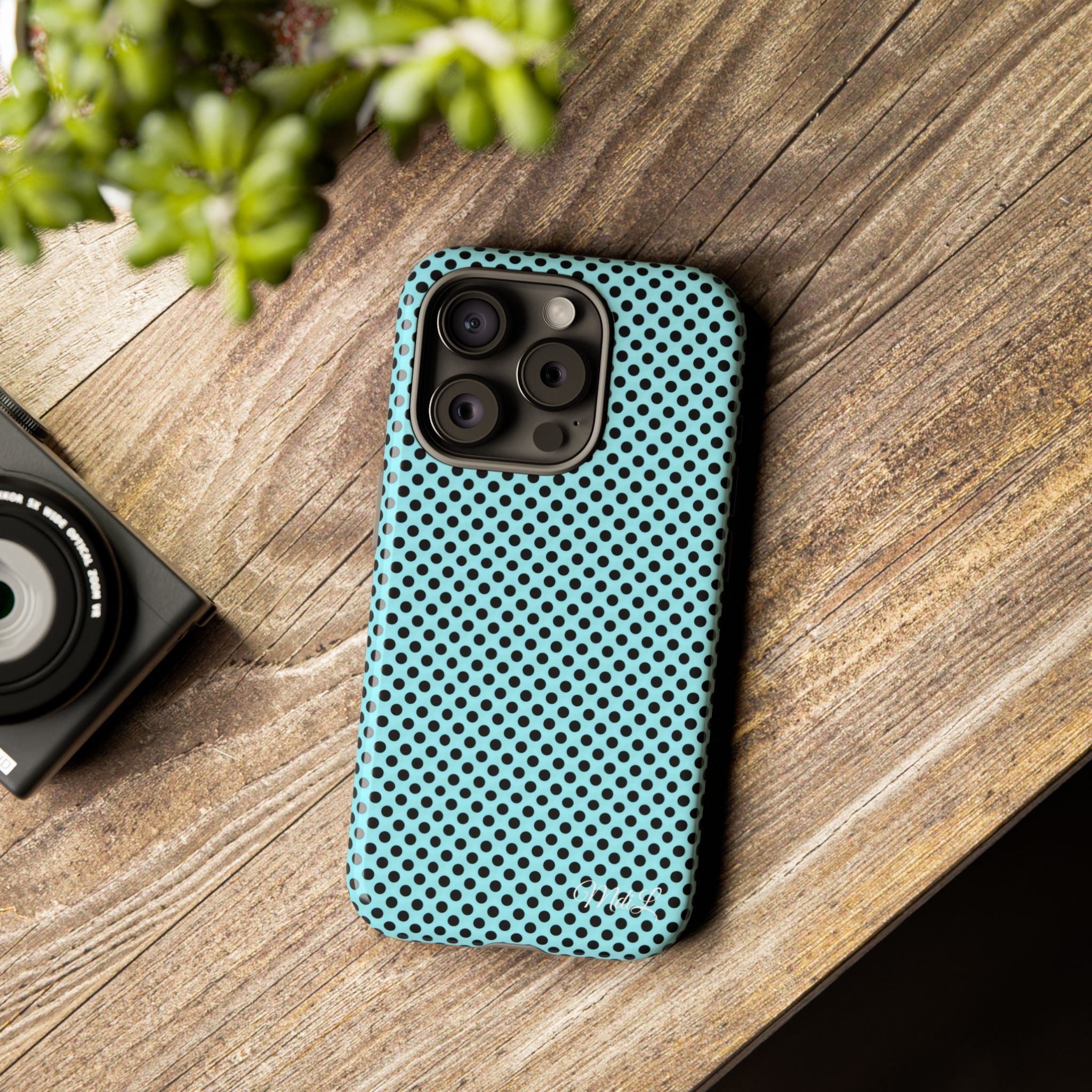 Polka Dots | Black and Blue - Mare di Luna
