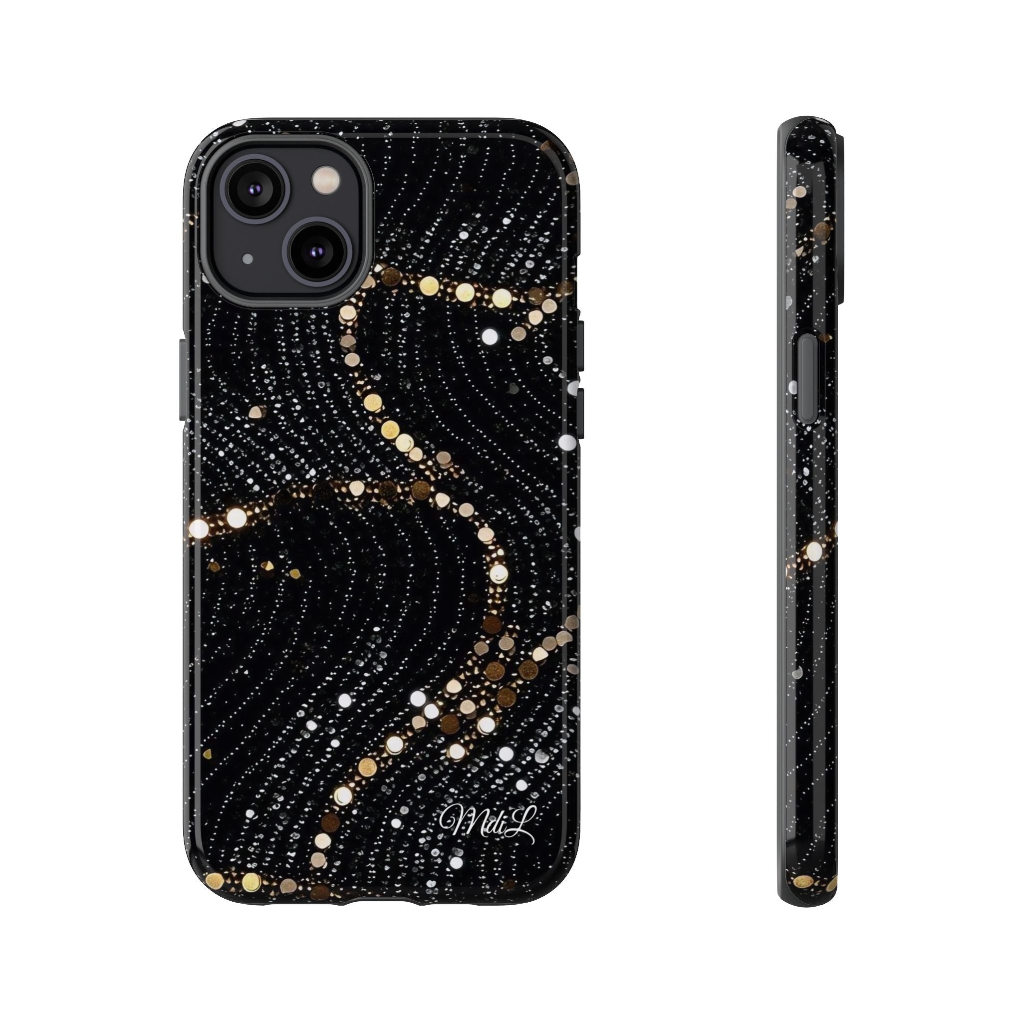 Sequin | Black and Gold - Mare di Luna