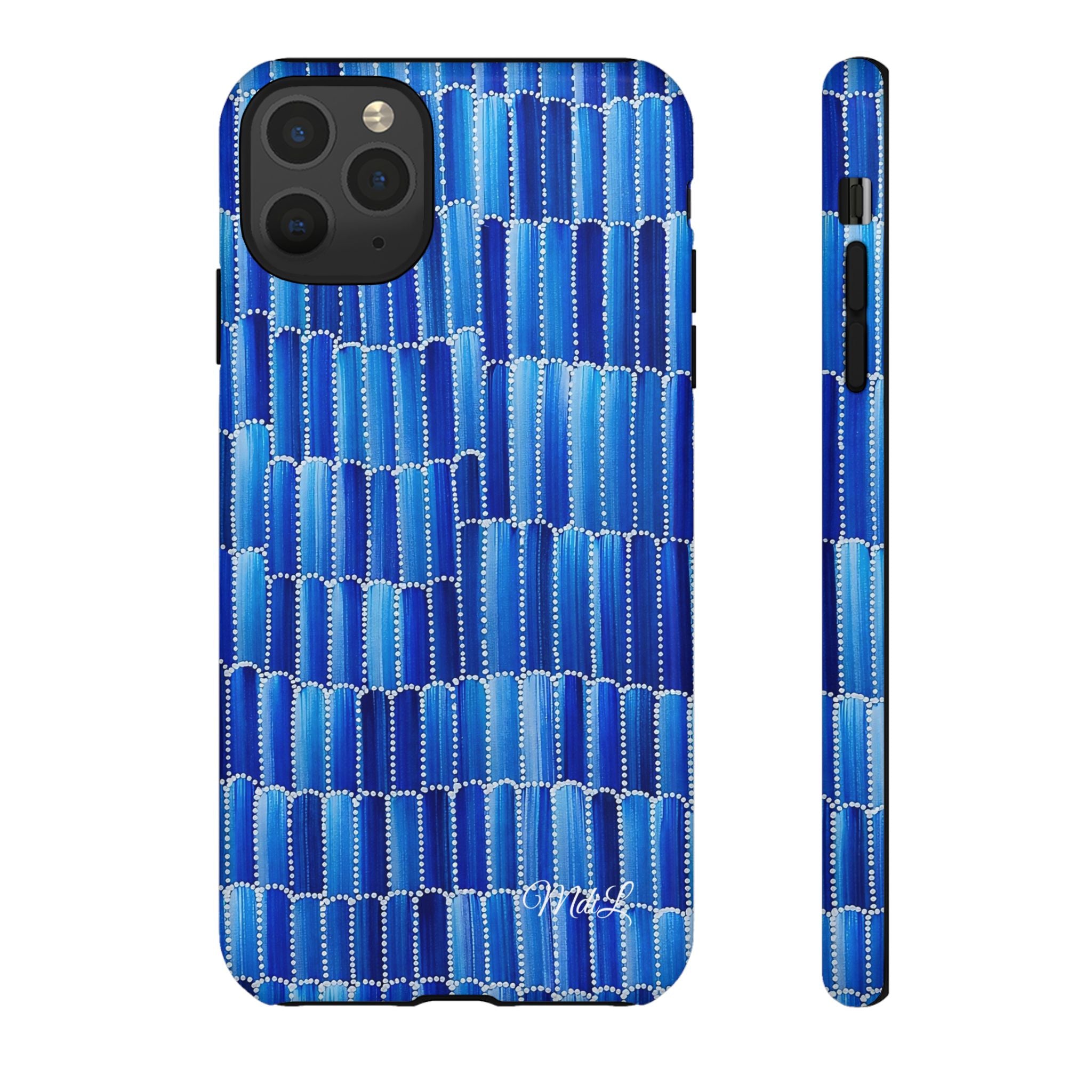 Watercolor Diamonds | Ocean Blue - Mare di Luna