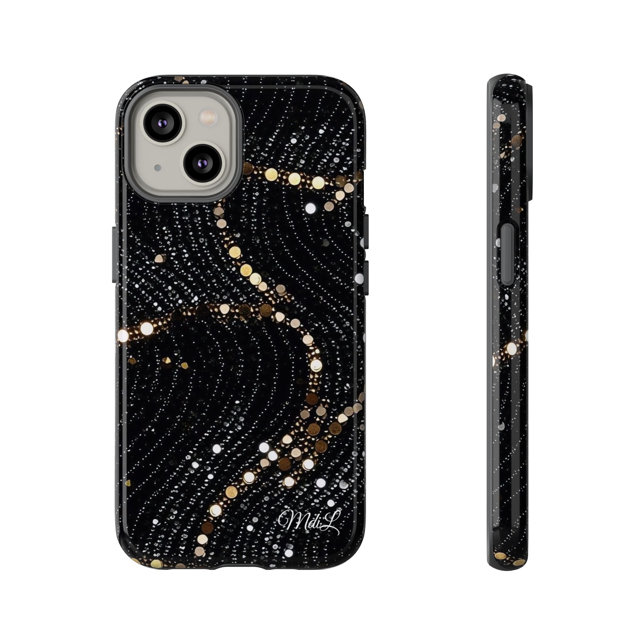 Sequin | Black and Gold - Mare di Luna