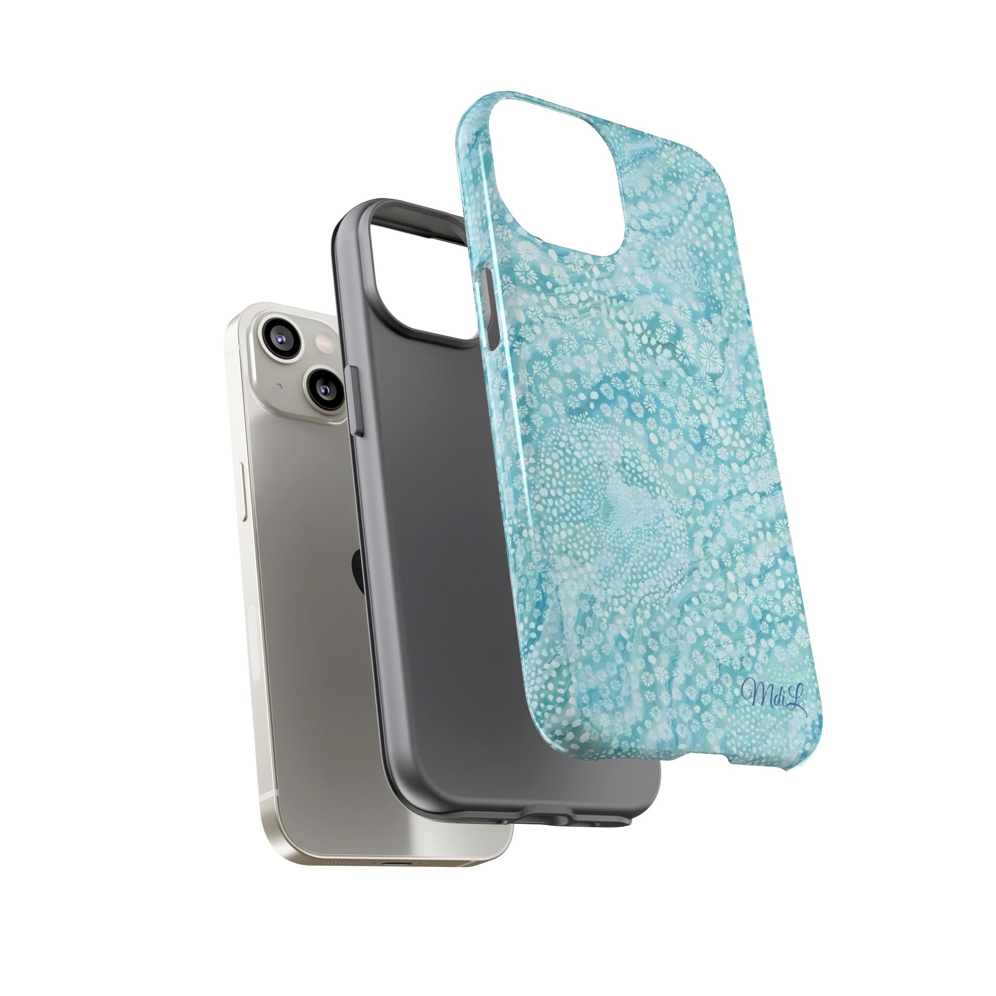 Teal Florals