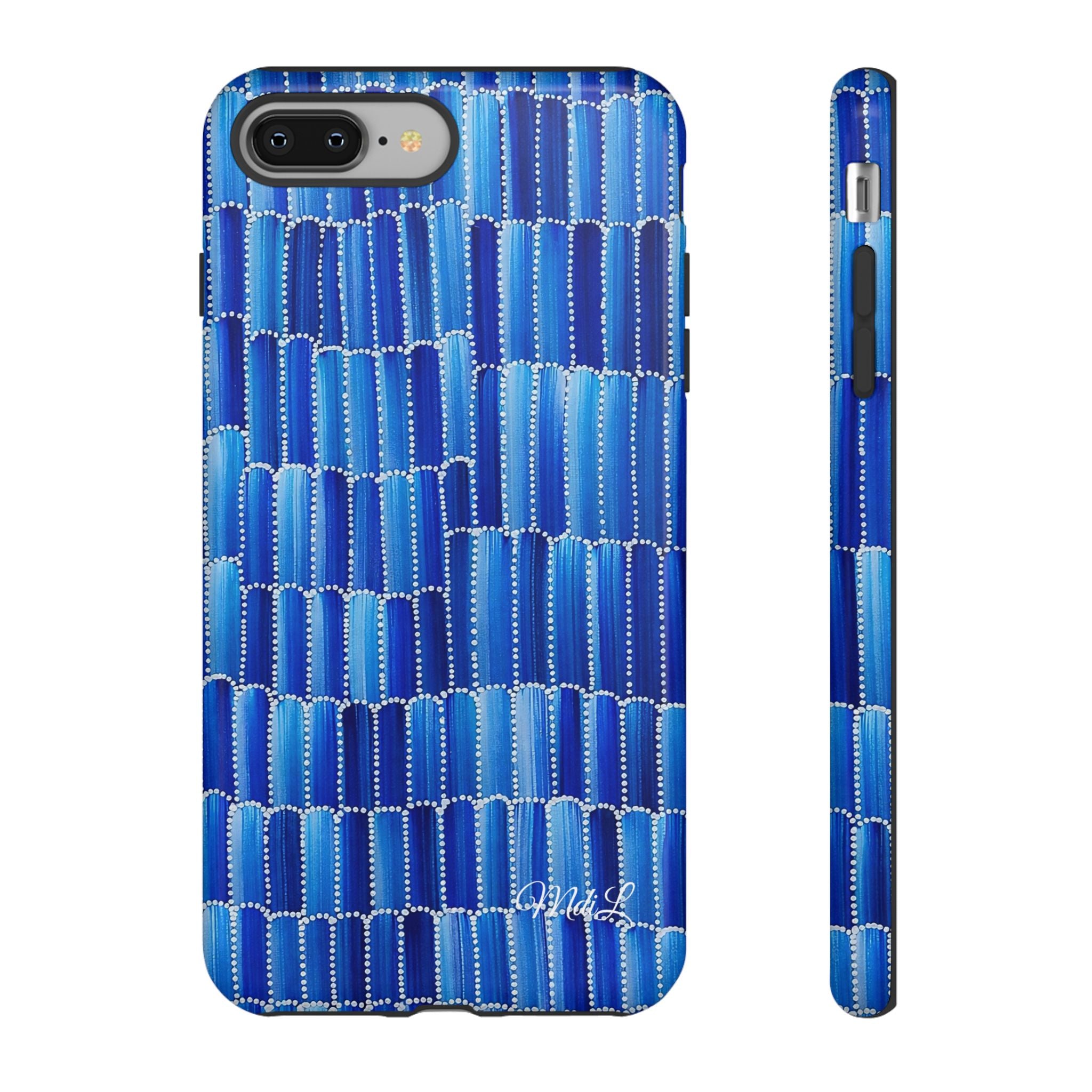 Watercolor Diamonds | Ocean Blue - Mare di Luna