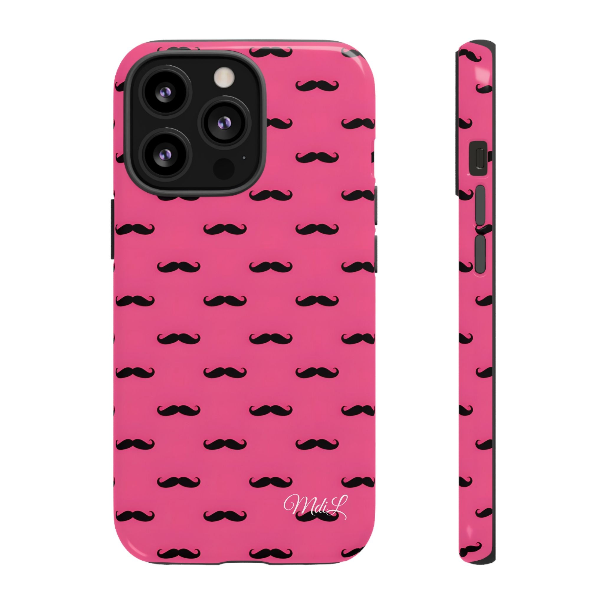 Pink Moustache iPhone Case