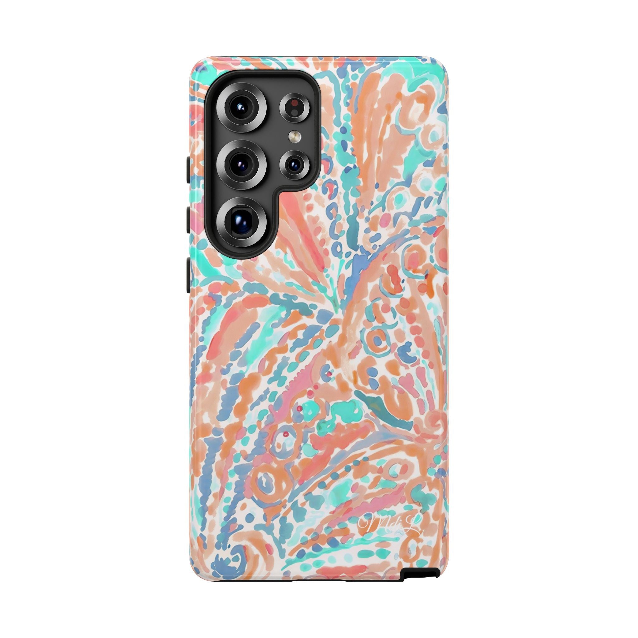 Coral & Teal