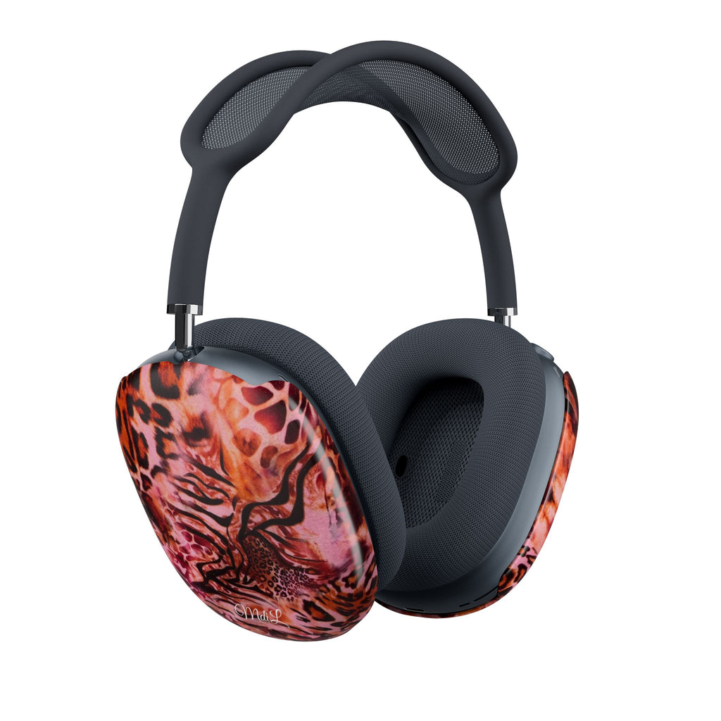 Animal Print Coral AirPods Max Case