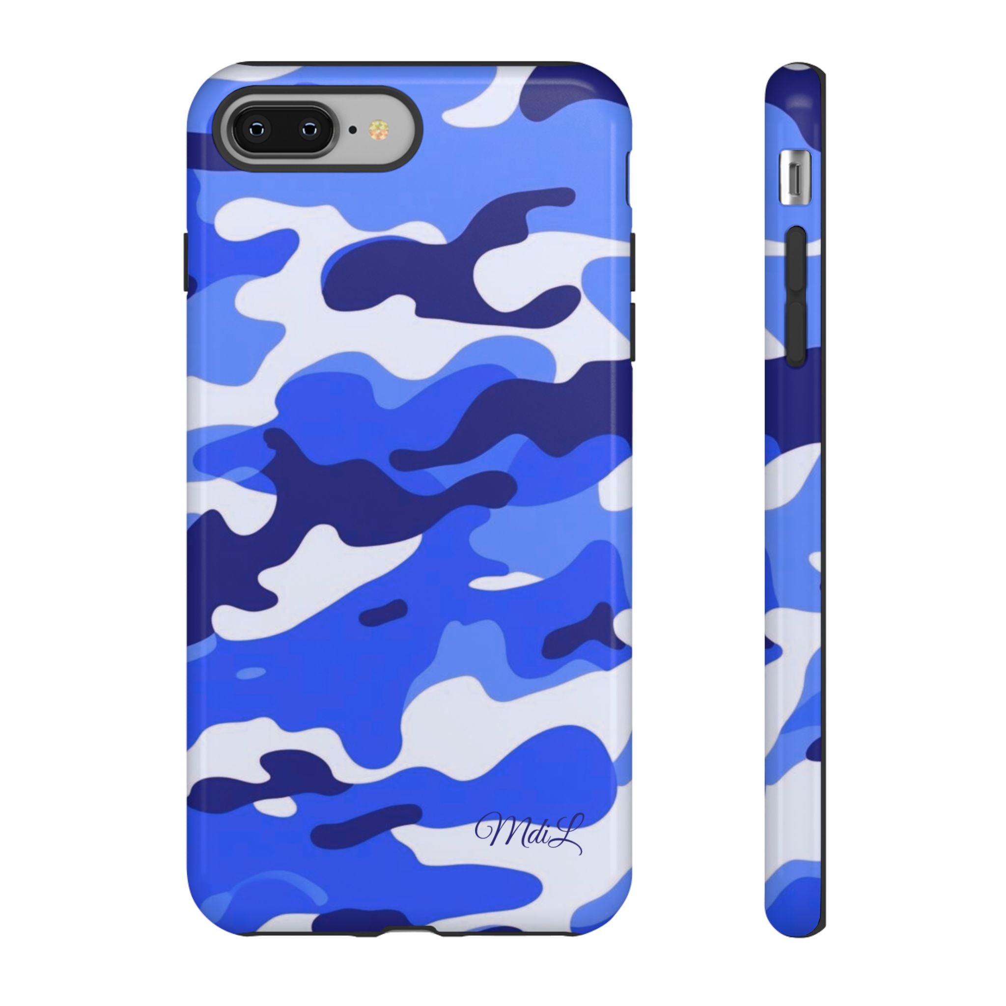 Blue Camo iPhone Case