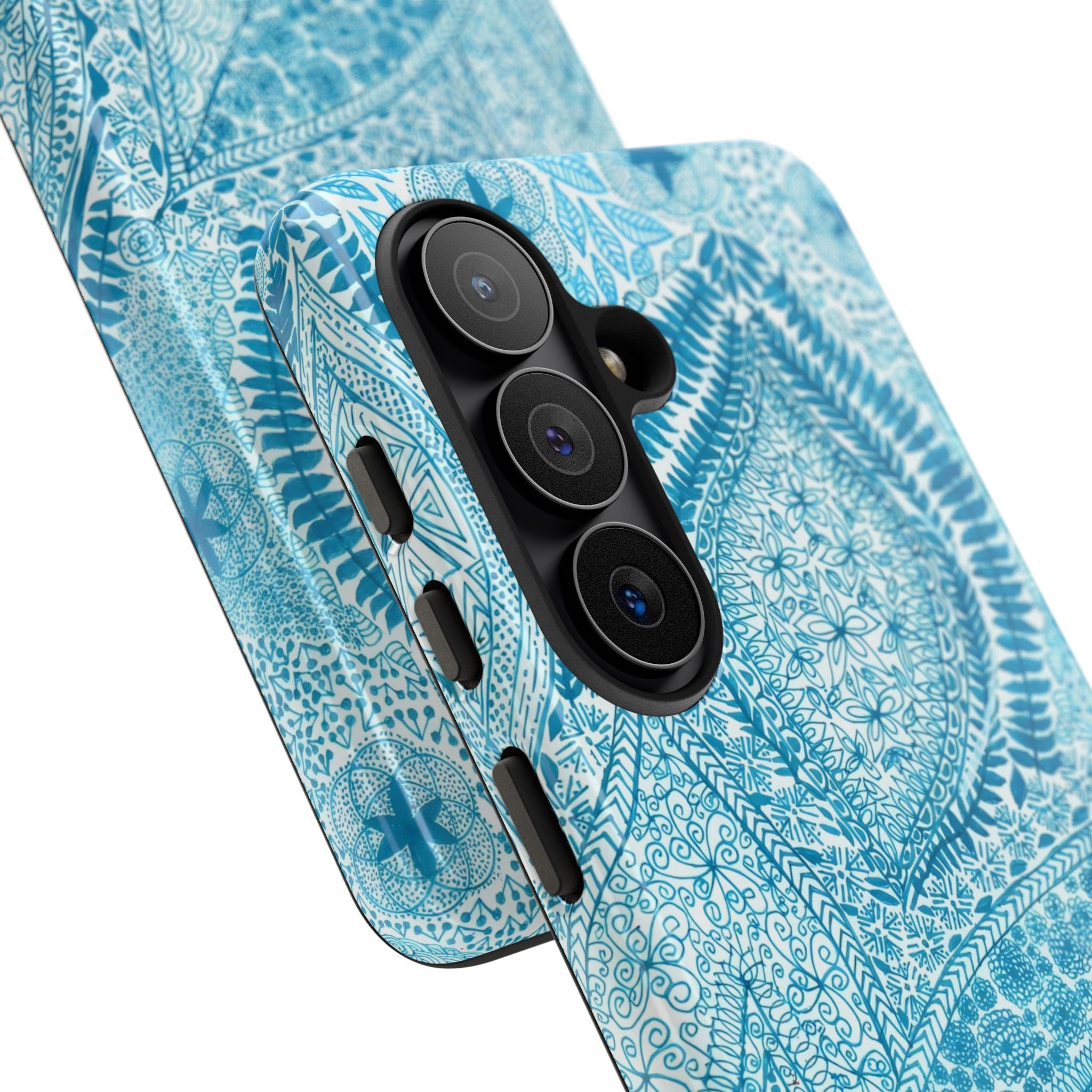 Teal Paisley