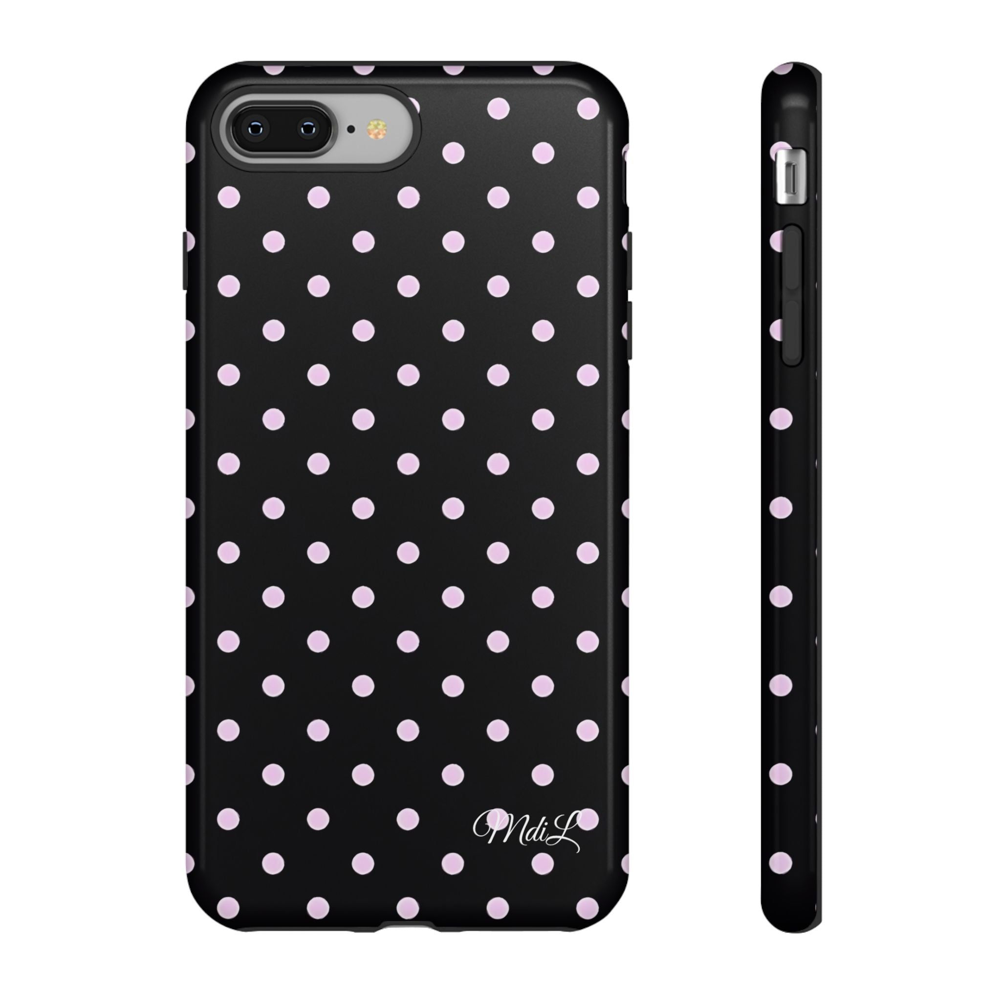 Polka Dots | Pink and Black - Mare di Luna