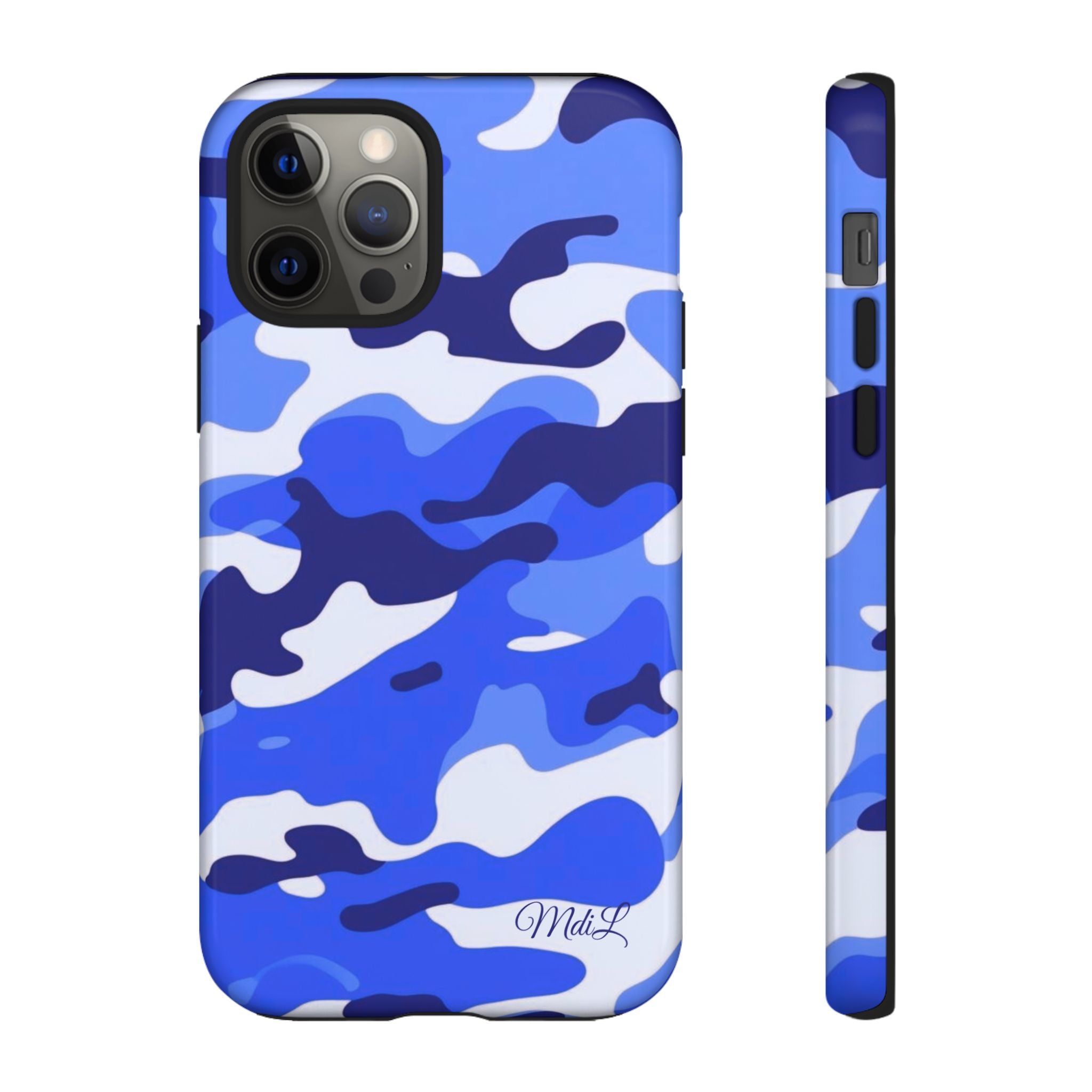 Blue Camo iPhone Case