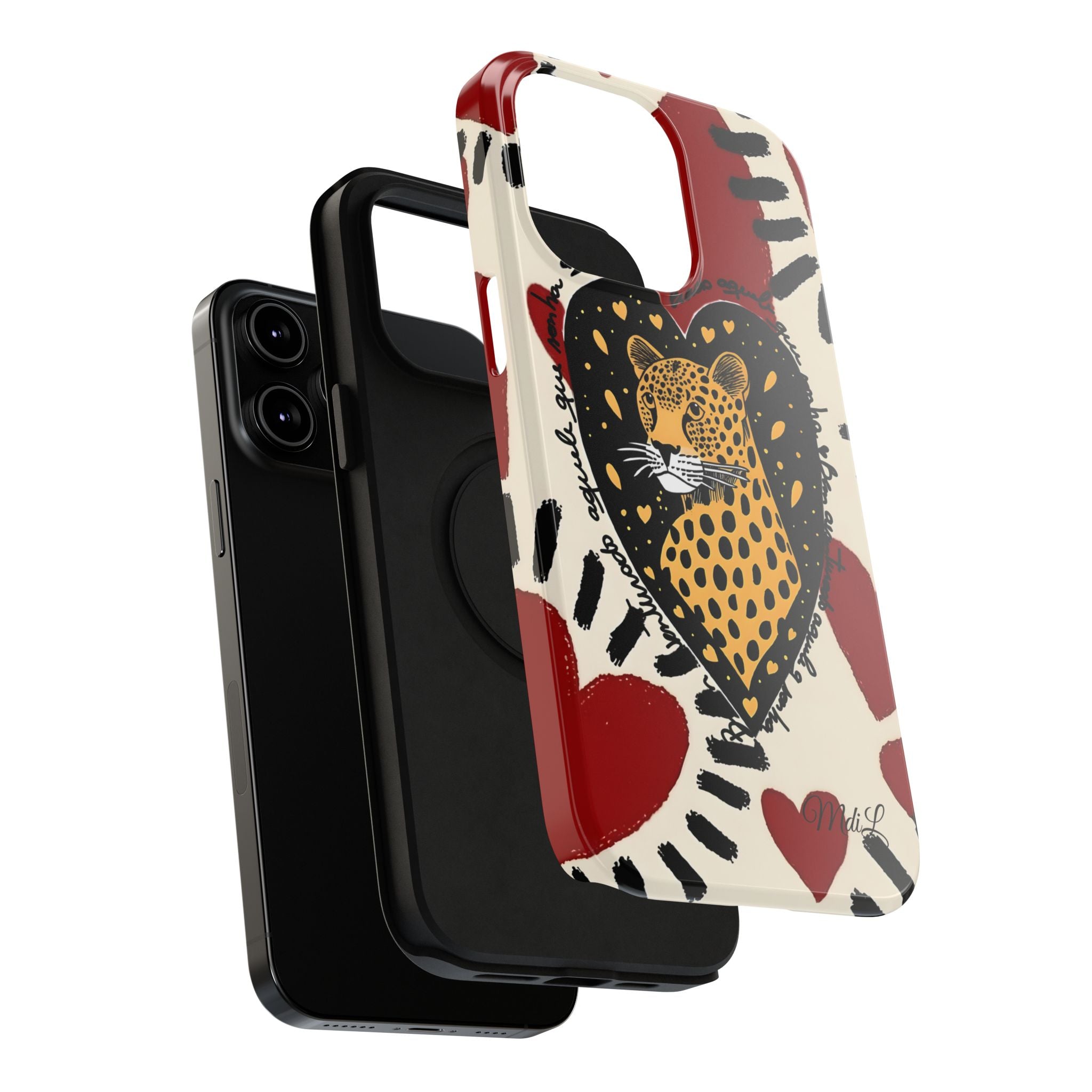 Leopard Hearts MagSafe