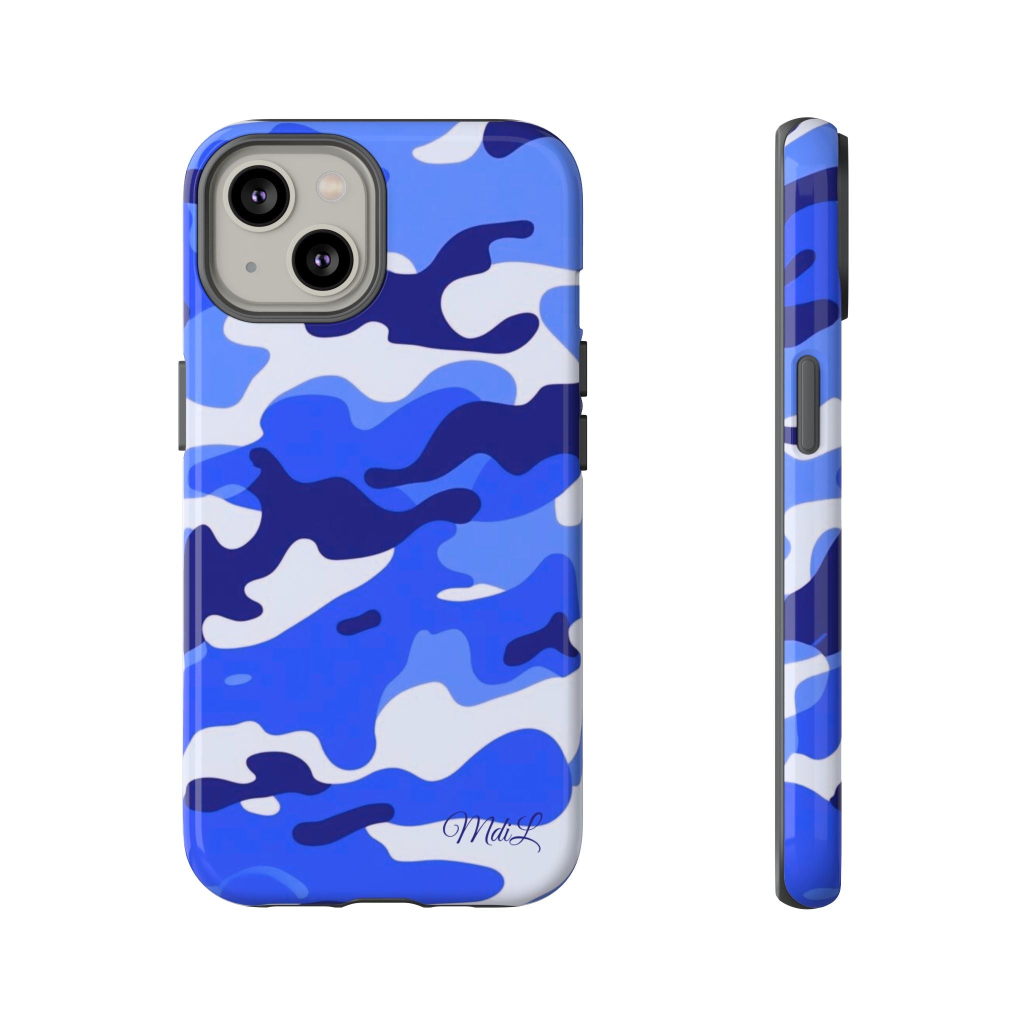 Blue Camo iPhone Case