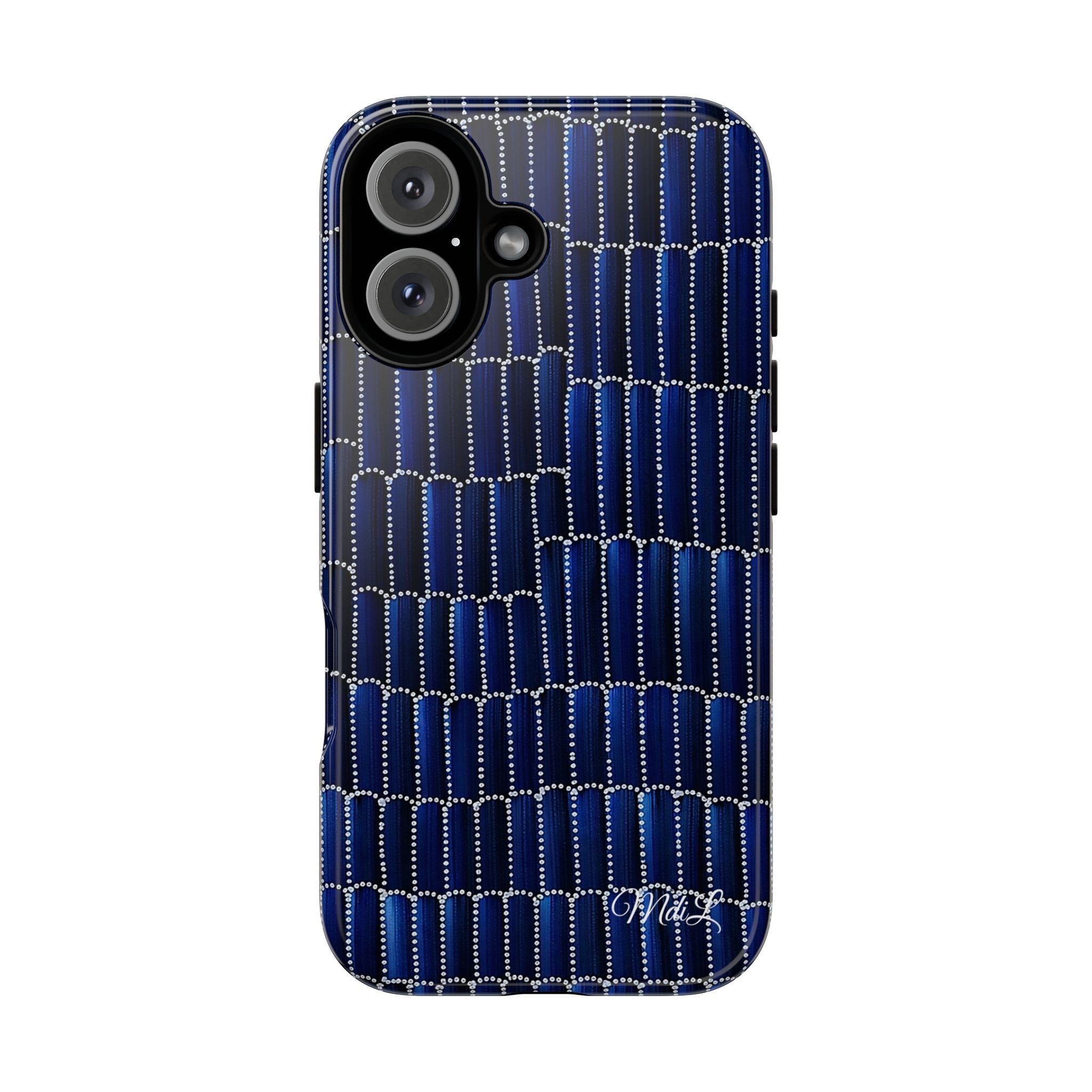 Watercolor Diamonds | Midnight Blue - Mare di Luna