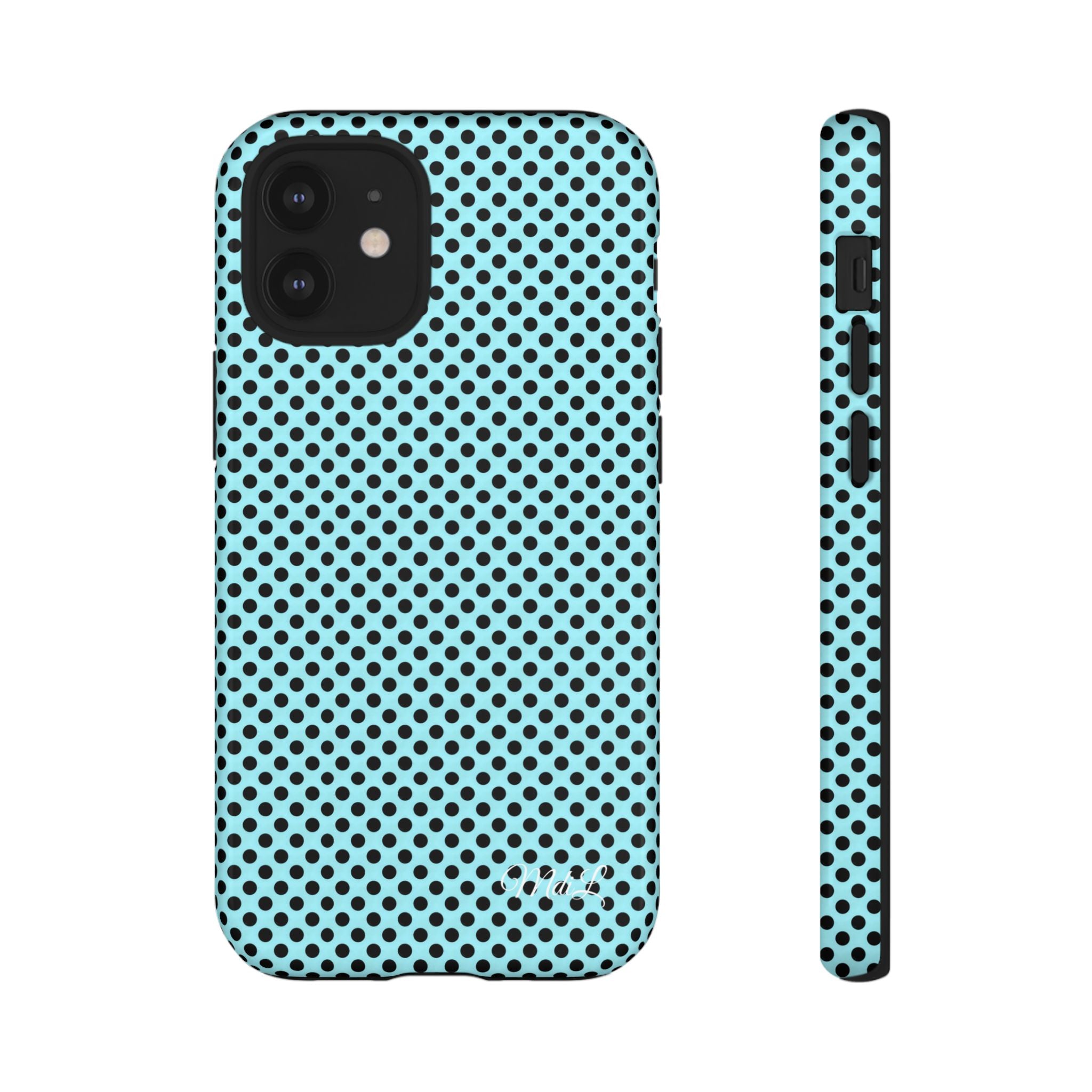 Polka Dots | Black and Blue - Mare di Luna